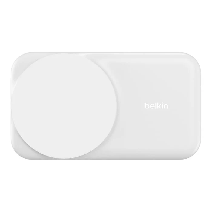 Belkin UltraCharge Pro | 2-in-1 uitklapbare magnetische lader met Qi2 (25W) - Wit - Image 6