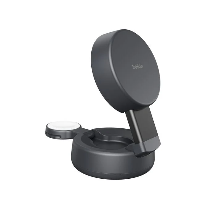 Belkin UltraCharge Pro | 2-in-1 verstelbare magnetische lader met Qi2 (25W) - Charcoal - Image 2