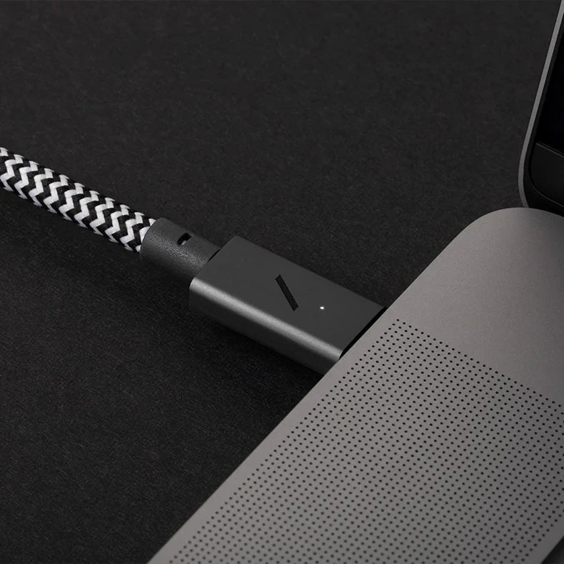 Native Union Belt Pro USB-C-naar-USB-C-kabel - 2,4m - Zebra - 240W - Image 4
