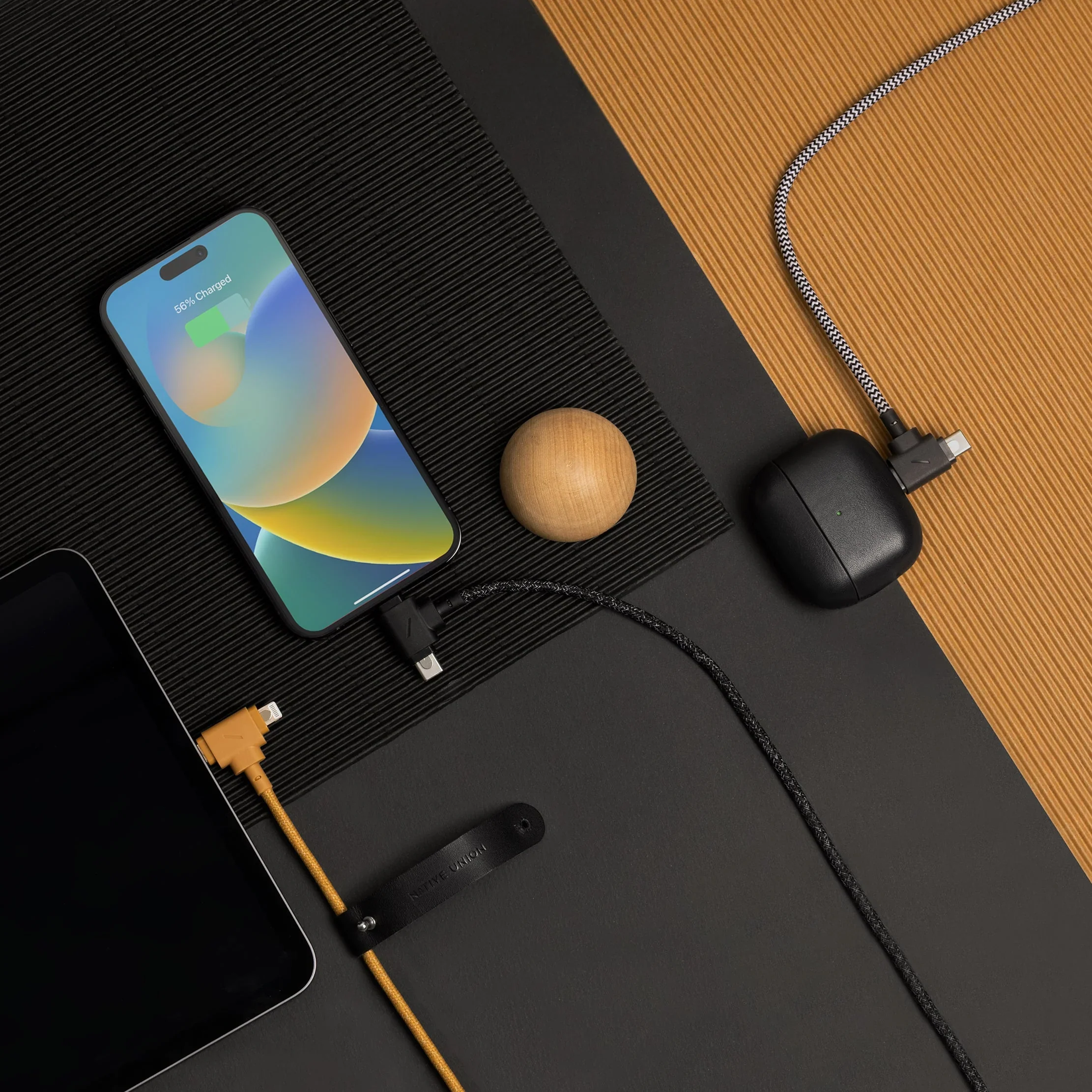 Native Union Belt Duo USB-C-naar-USB-C/Lightning-kabel - 1,5m - Kosmoszwart - Image 4