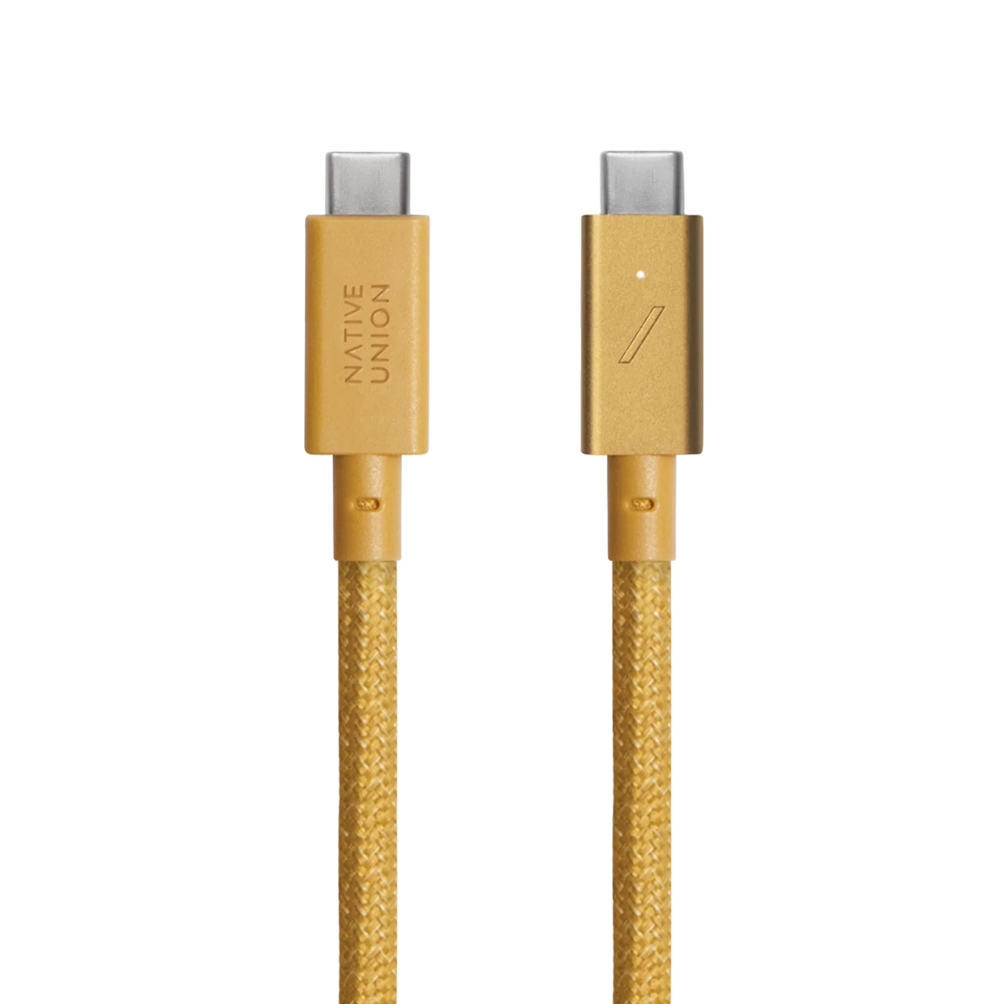 Native Union Belt Pro USB-C-naar-USB-C-kabel - 2,4m - Mosterdgeel - 240W - Image 2