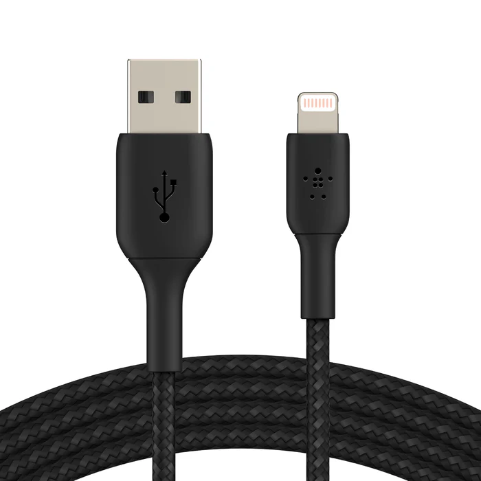 Belkin BoostCharge | Gevlochten Lightning/USB-A-kabel - 3m - Zwart - Image 2