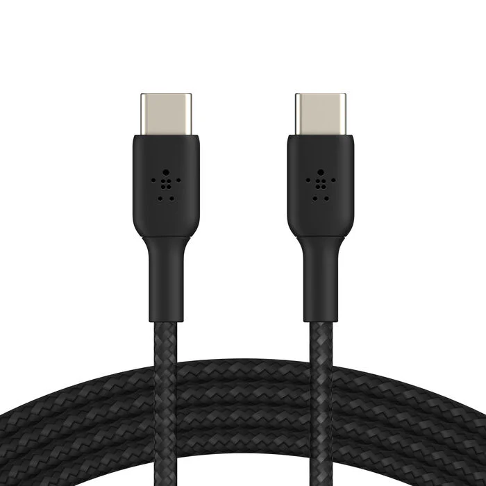 Belkin BoostCharge | Gevlochten USB-C/USB-C-kabel - 1m - Zwart - Image 2