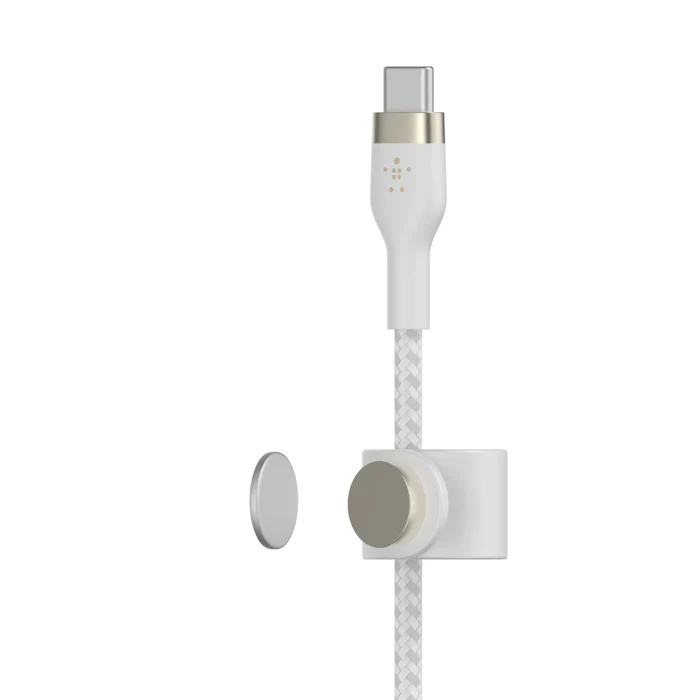 Belkin BoostCharge Pro Flex | Gevlochten siliconen USB-C/Lightning-kabel - 1m - Wit - Image 3