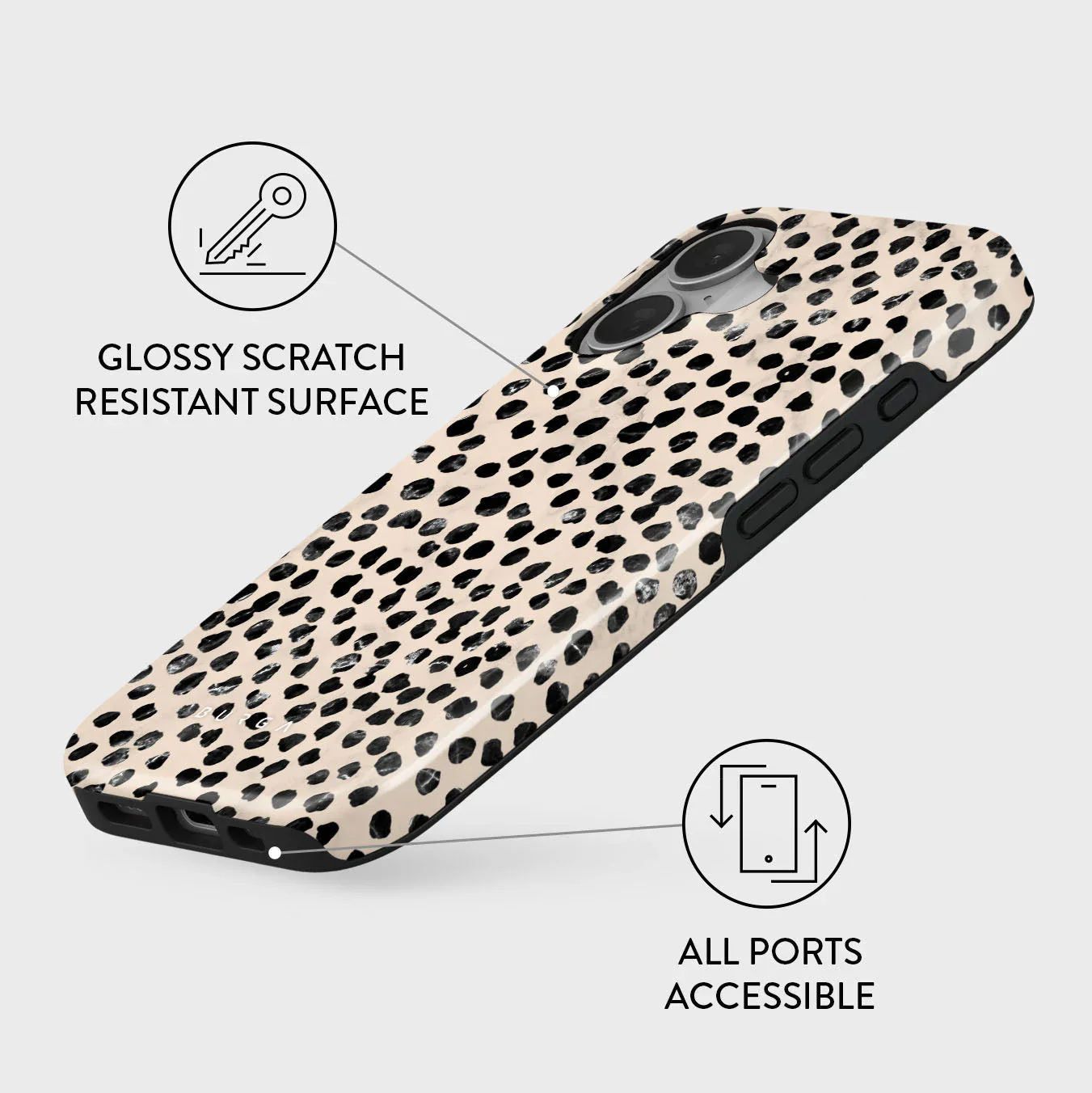Burga Tough Case met MagSafe voor iPhone 16 - Almond Latte - Image 3