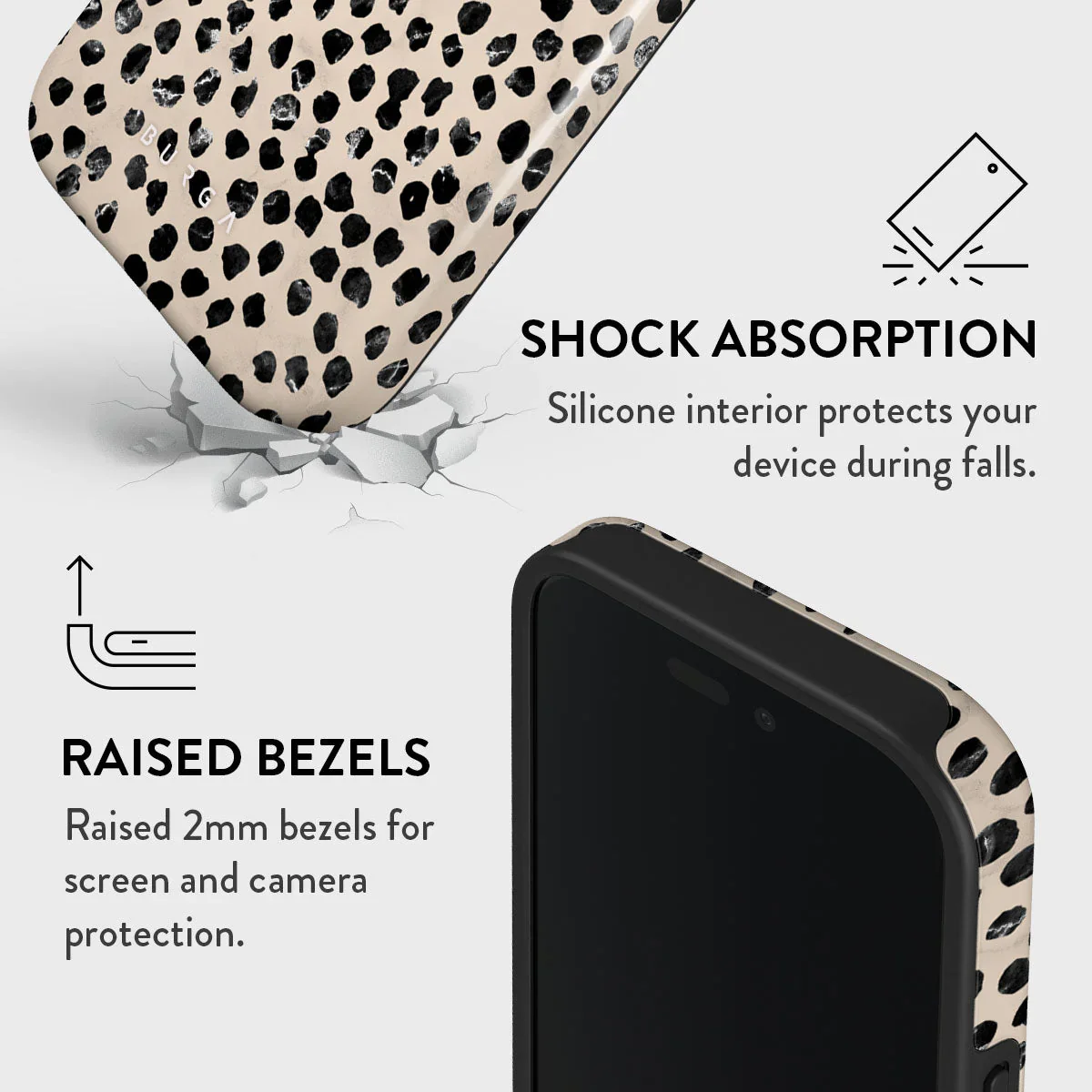 Burga Tough Case met MagSafe voor iPhone 16 - Almond Latte - Image 4