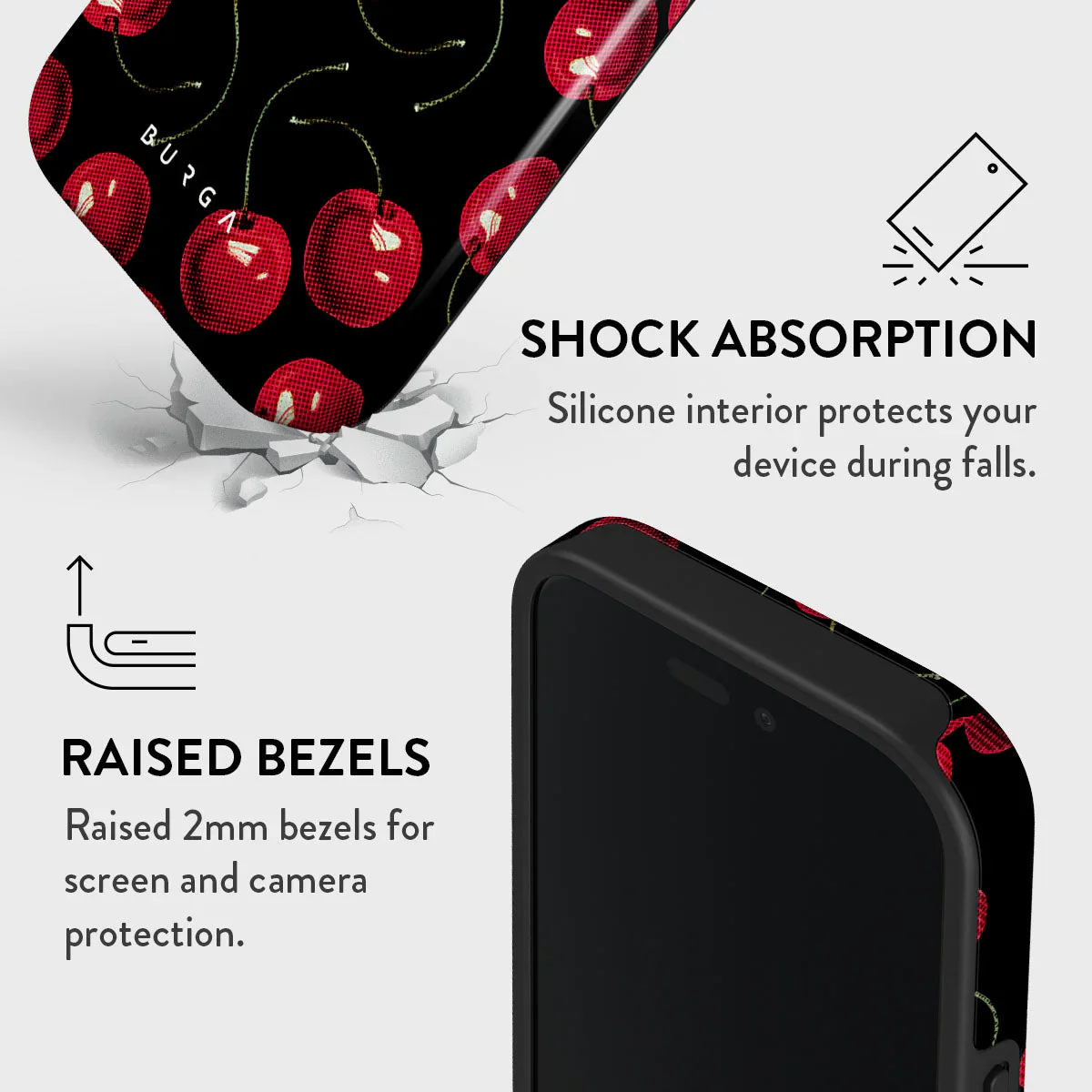 Burga Tough Case met MagSafe voor iPhone 16 - Cherrybomb - Image 4