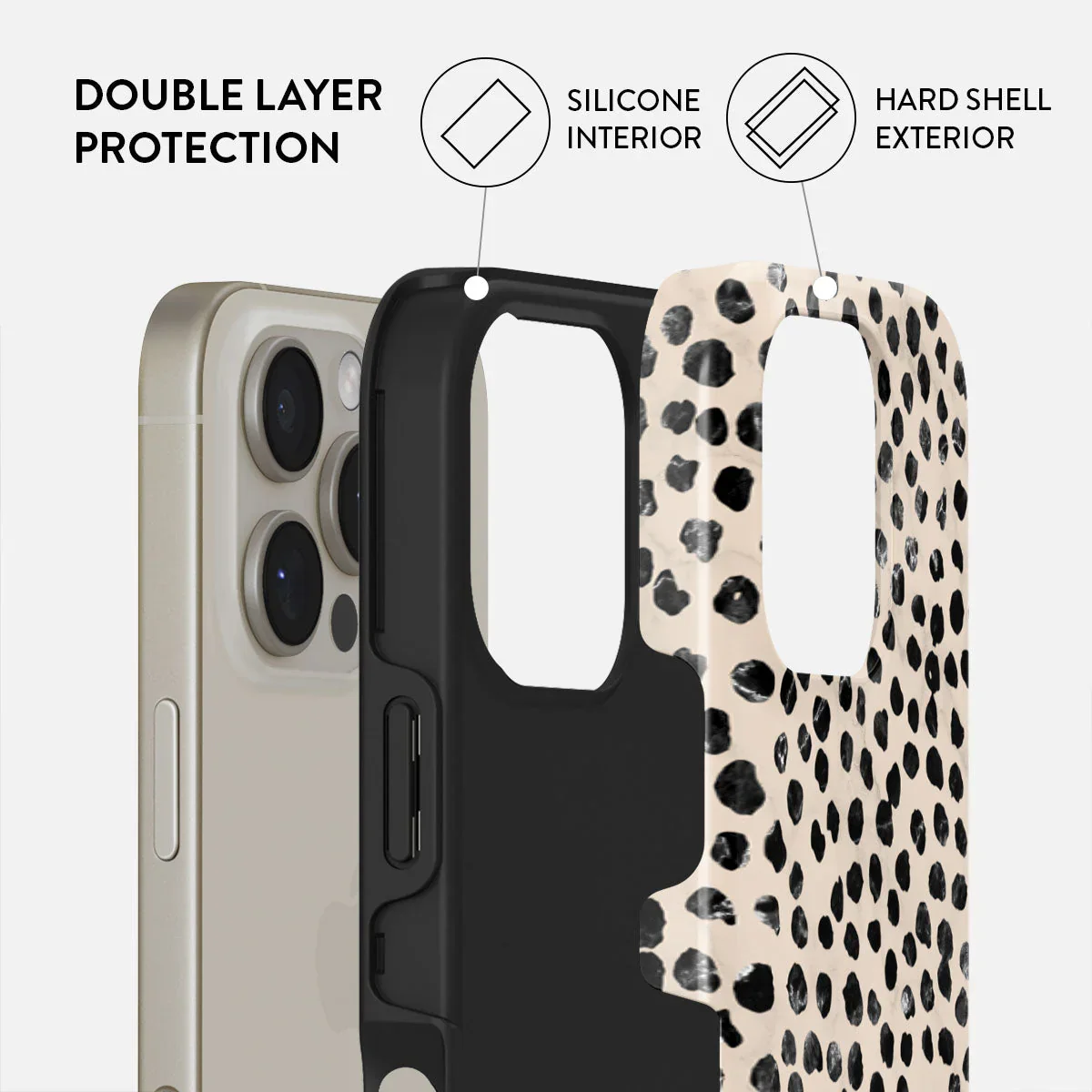 Burga Tough Case met MagSafe voor iPhone 16 Pro - Almond Latte - Image 2
