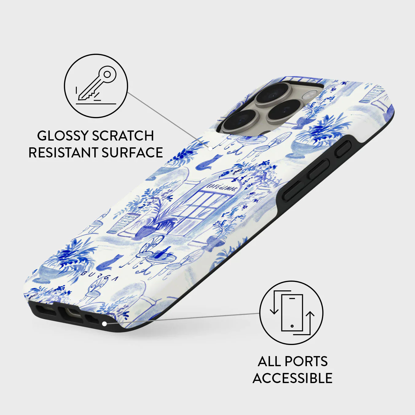 Burga Tough Case met MagSafe voor iPhone 16 Pro - Sobremesa - Image 3