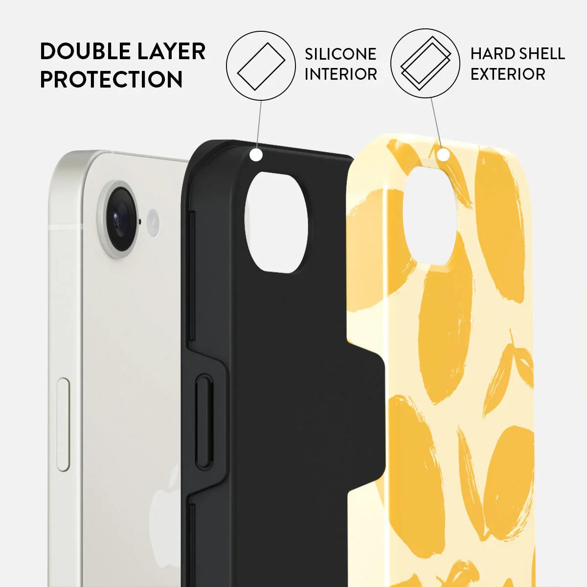 Burga Tough Case met MagSafe voor iPhone 17e/16e - Lemon Tart - Image 2
