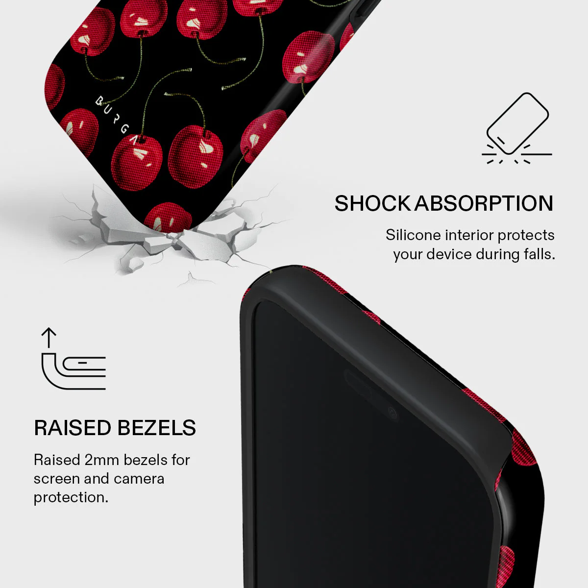 Burga Tough Case met MagSafe voor iPhone Air - Cherrybomb - Image 4