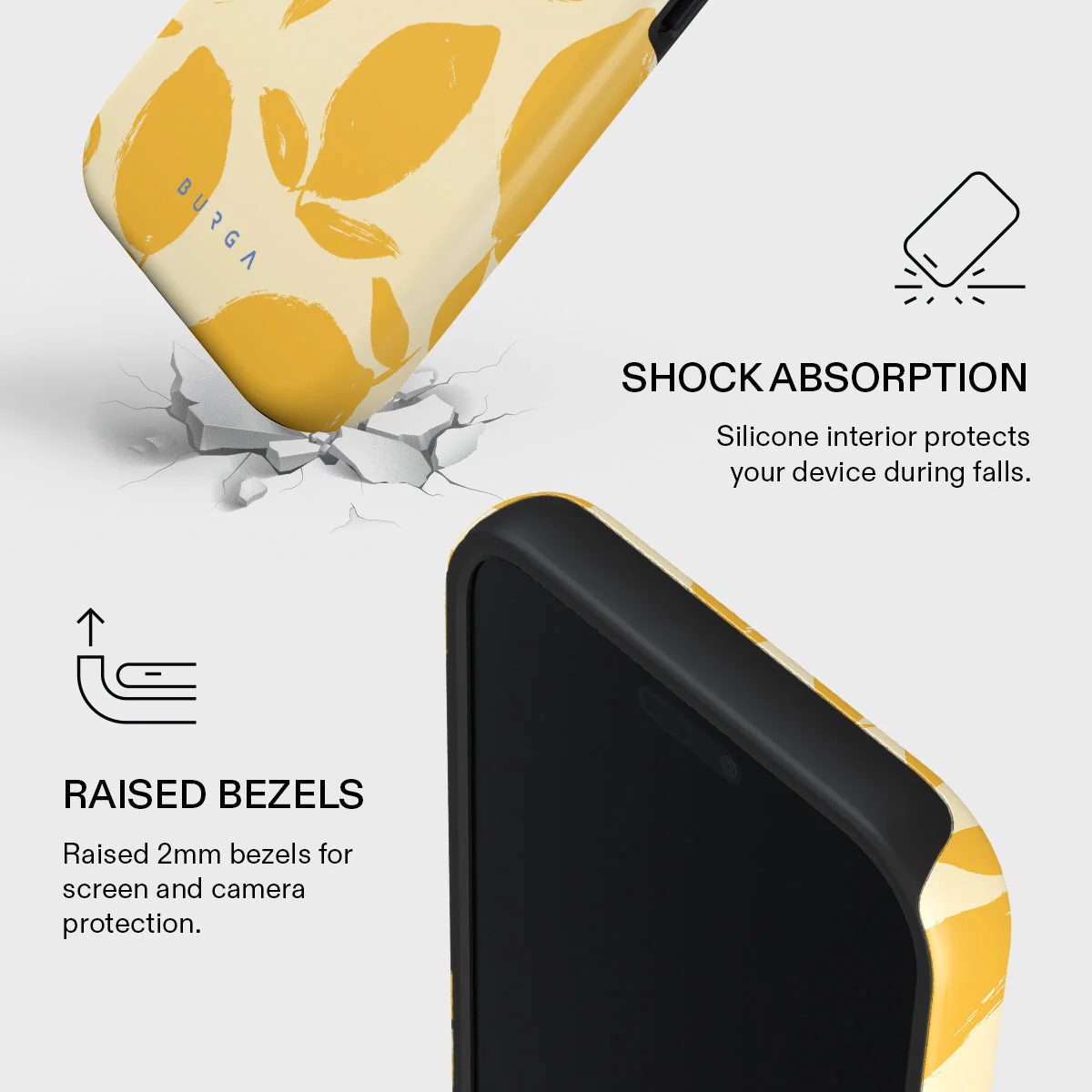 Burga Tough Case met MagSafe voor iPhone 17 Pro - Lemon Tart - Image 4