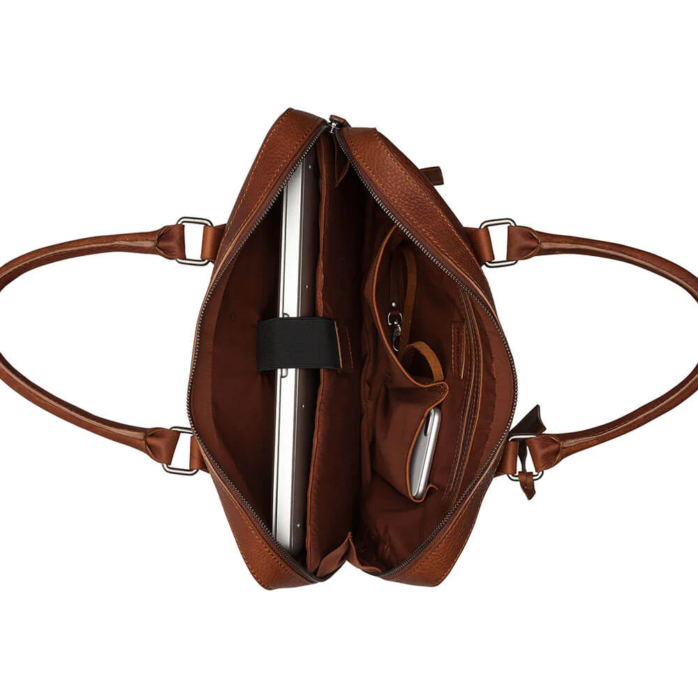 Burkely Leren draagtas voor 13-inch MacBook - Antique Avery - Cognac - Image 4