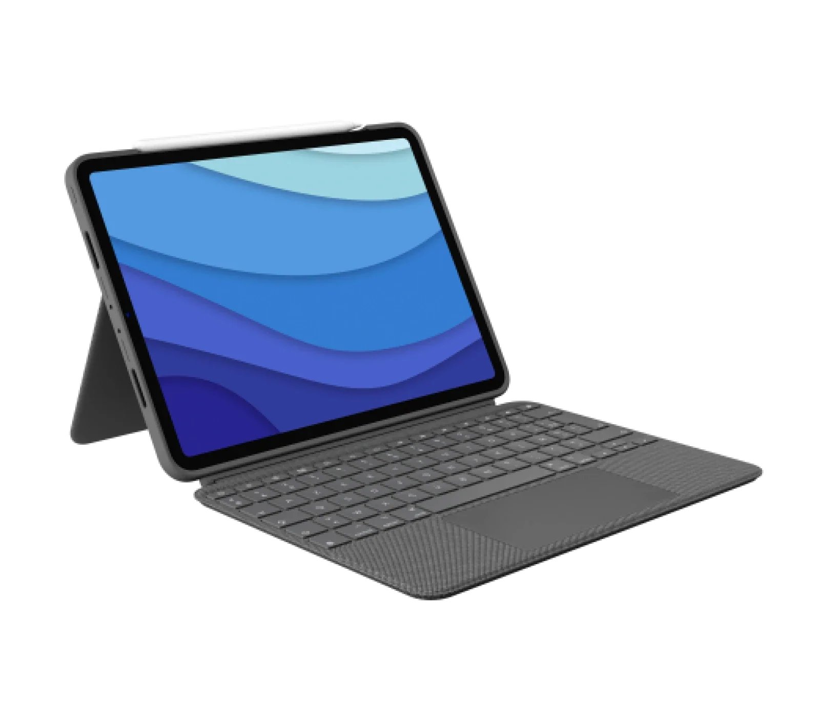 Logitech Combo Touch - Keyboard Case voor iPad Pro 12,9-inch (5e/6e gen.) - FR (Azerty) - Oxford Grey