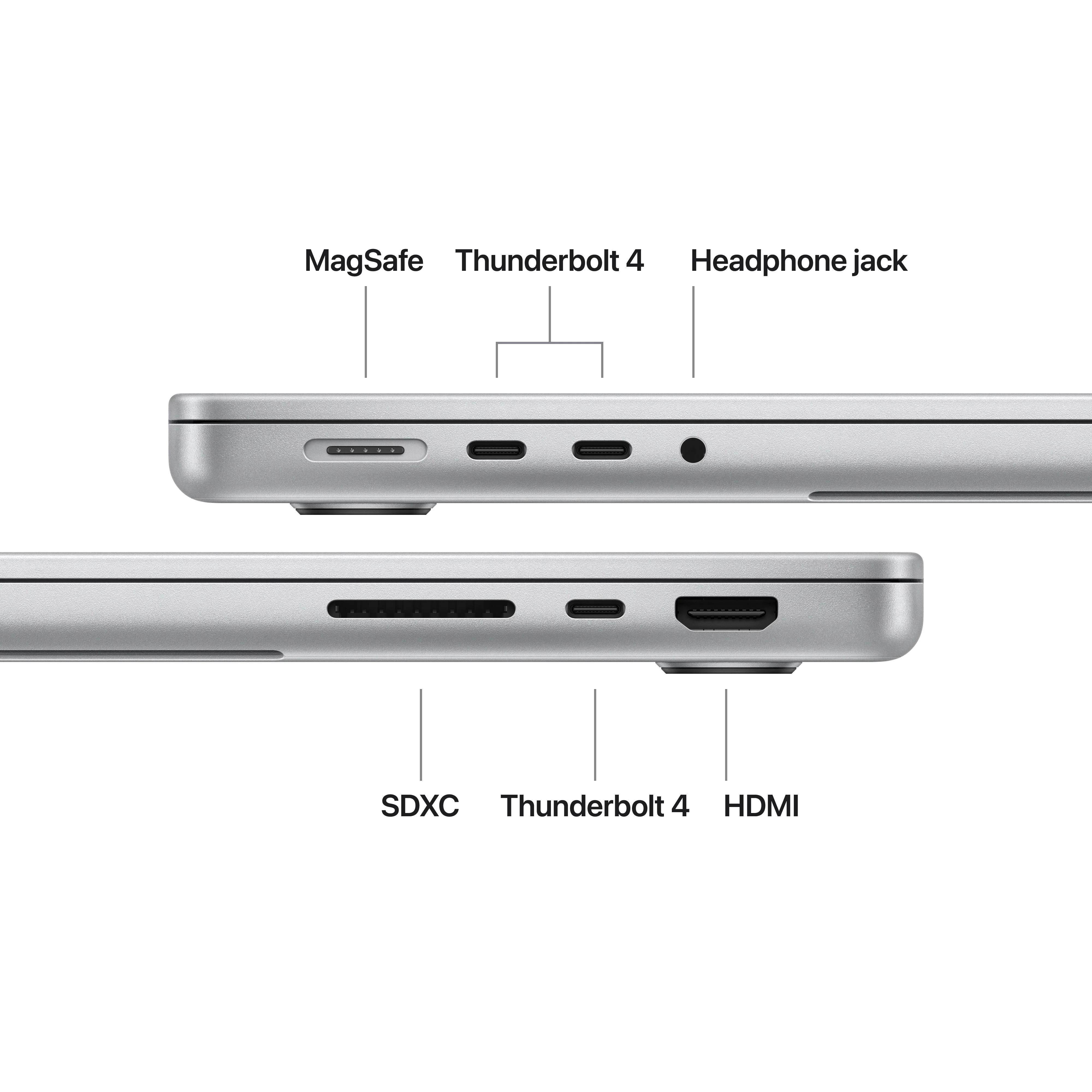 14-inch MacBook Pro: Apple M5-chip met 10‑Core CPU en 10‑Core GPU, 24 GB, 1 TB SSD - Zilver (Azerty FR) - Image 7