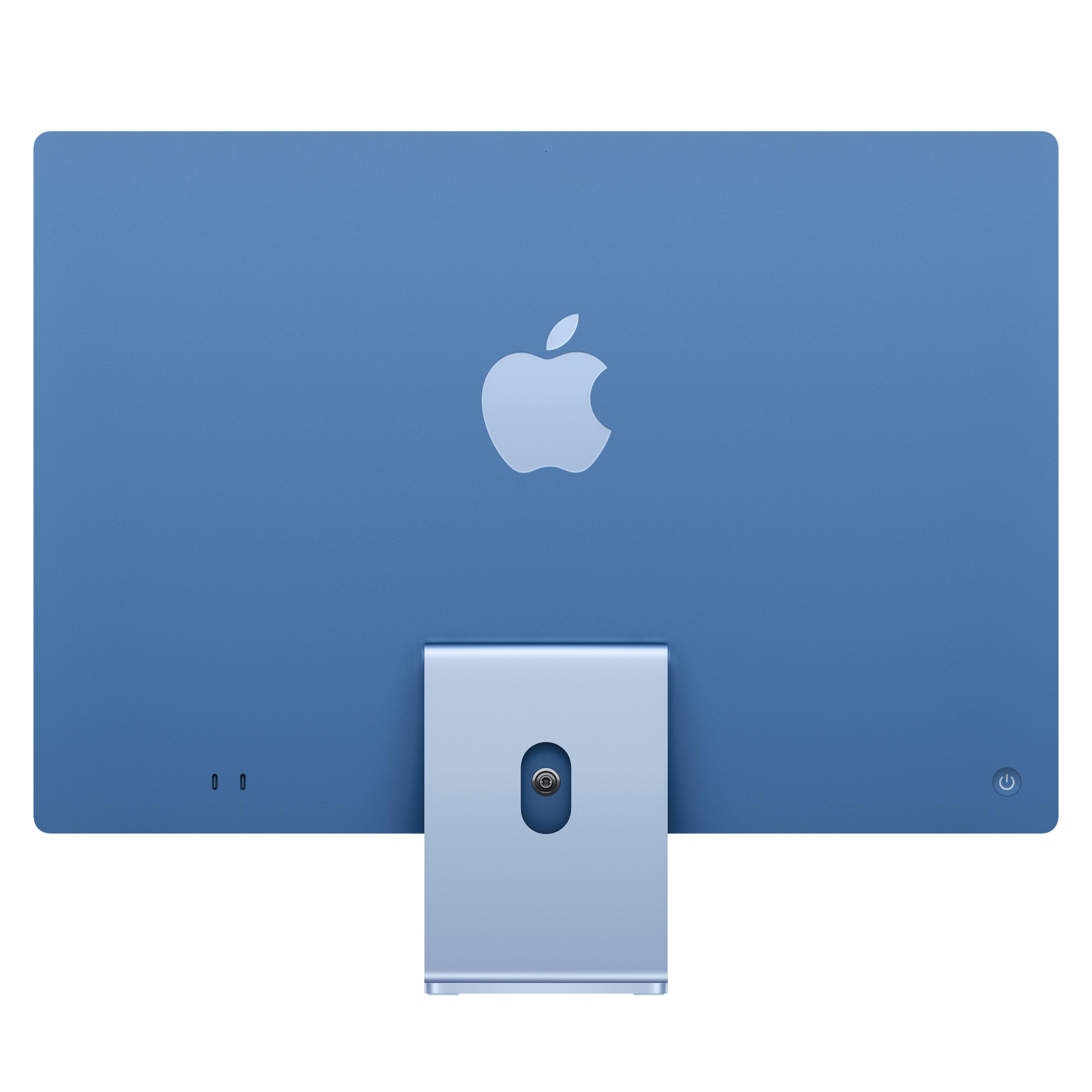 CTO 24-inch iMac met Retina 4,5K‑display: Apple M4-chip met 8‑core CPU en 8‑core GPU, 16 GB, 256 GB, Magic Keyboard met Touch ID en numeriek toetsenblok - Blauw (Azerty FR) - Image 2