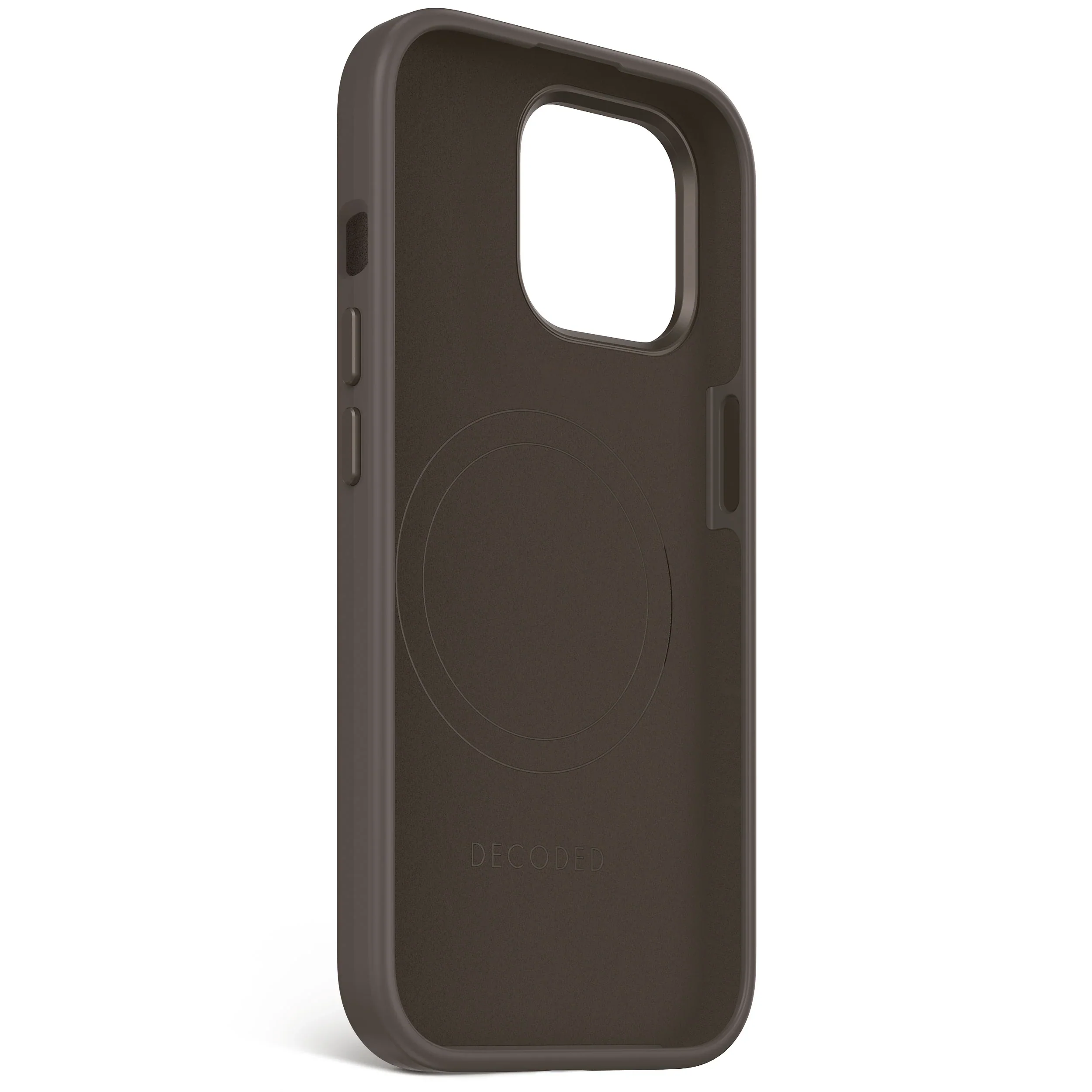Decoded Antimicrobial Silicone Backcover voor iPhone 15 - Phantom Zwart - Image 5