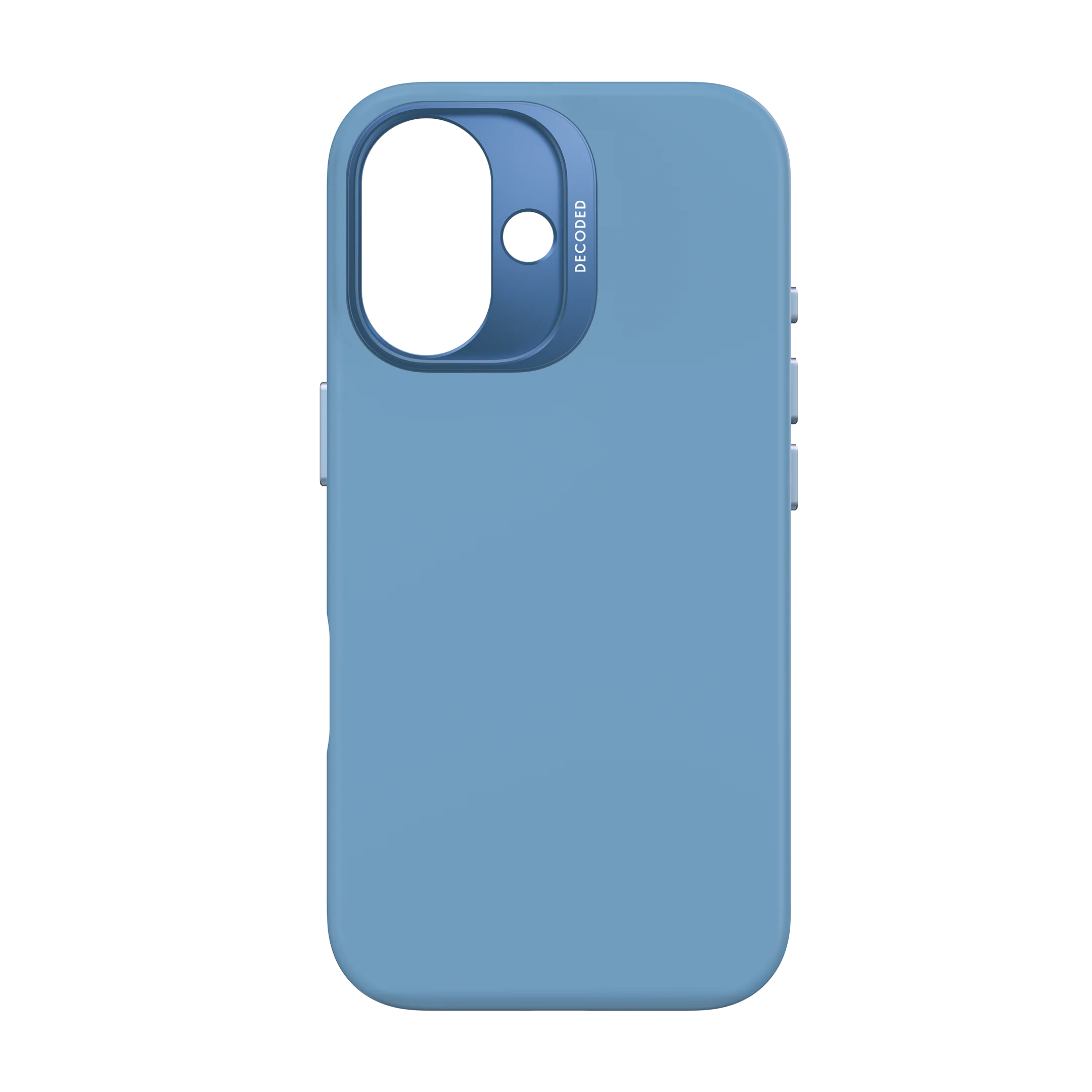 EOL Decoded Antimicrobial Silicone Backcover voor iPhone 16 - Hemelsblauw - Image 2