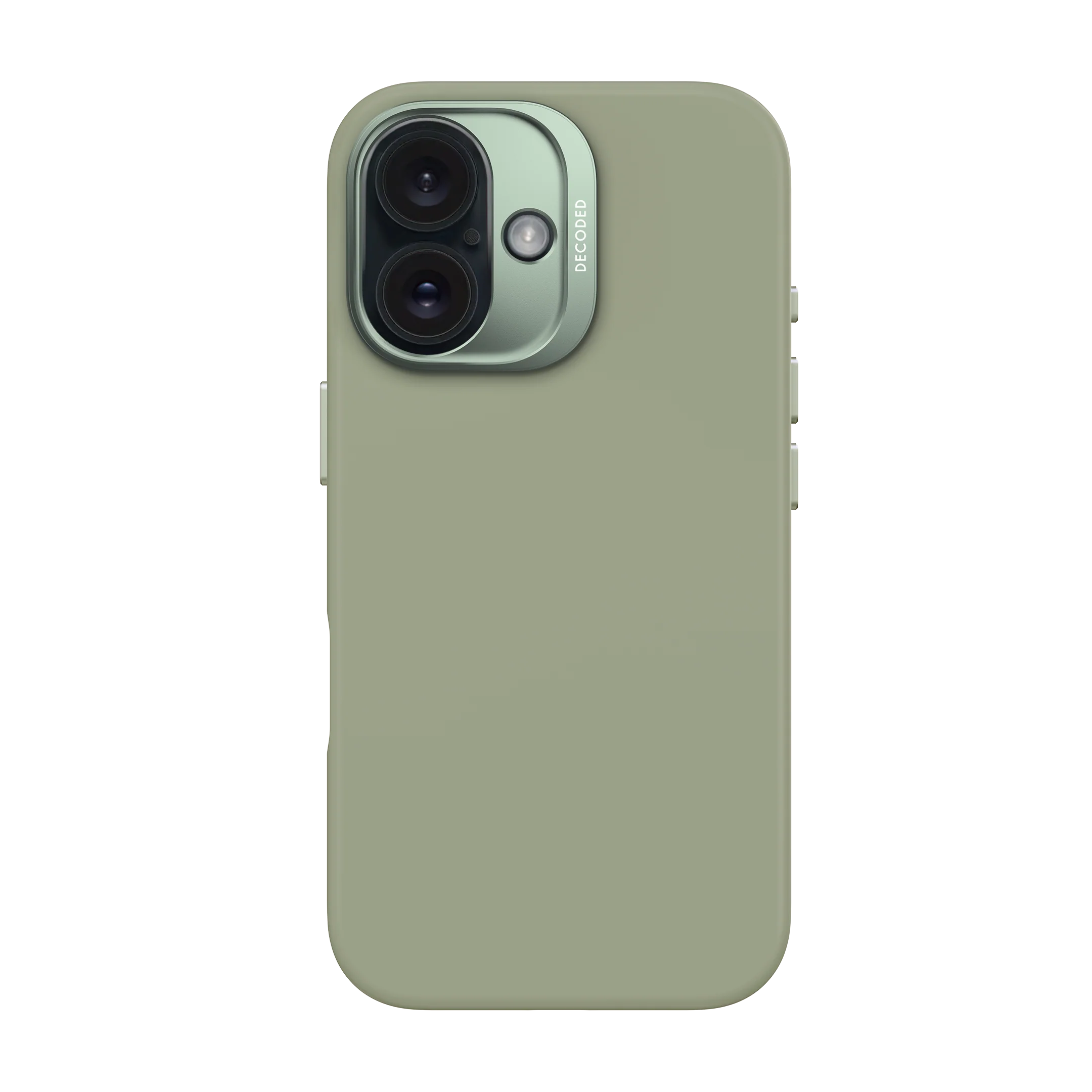 EOL Decoded Antimicrobial Silicone Backcover voor iPhone 16 - Jade