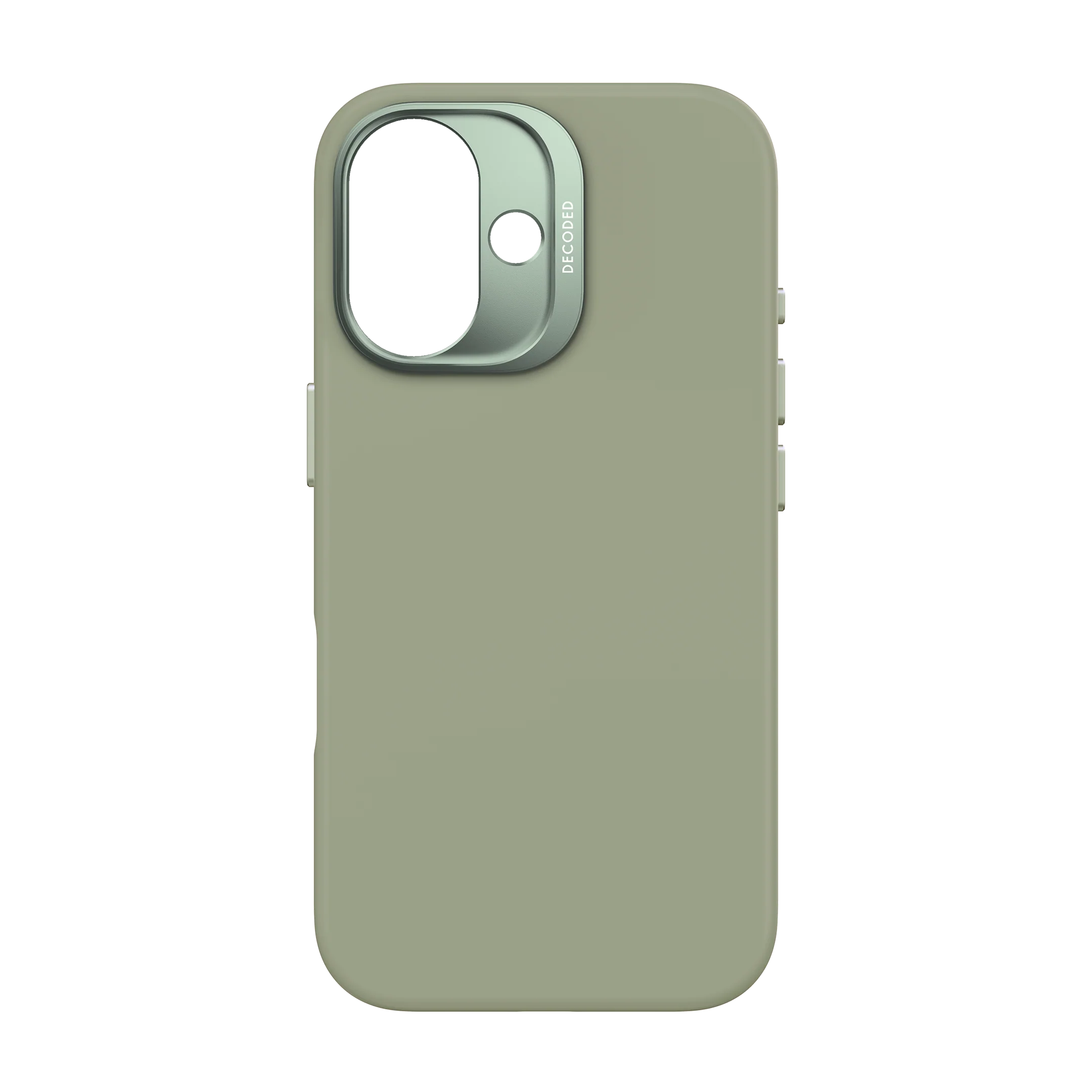 EOL Decoded Antimicrobial Silicone Backcover voor iPhone 16 - Jade - Image 2
