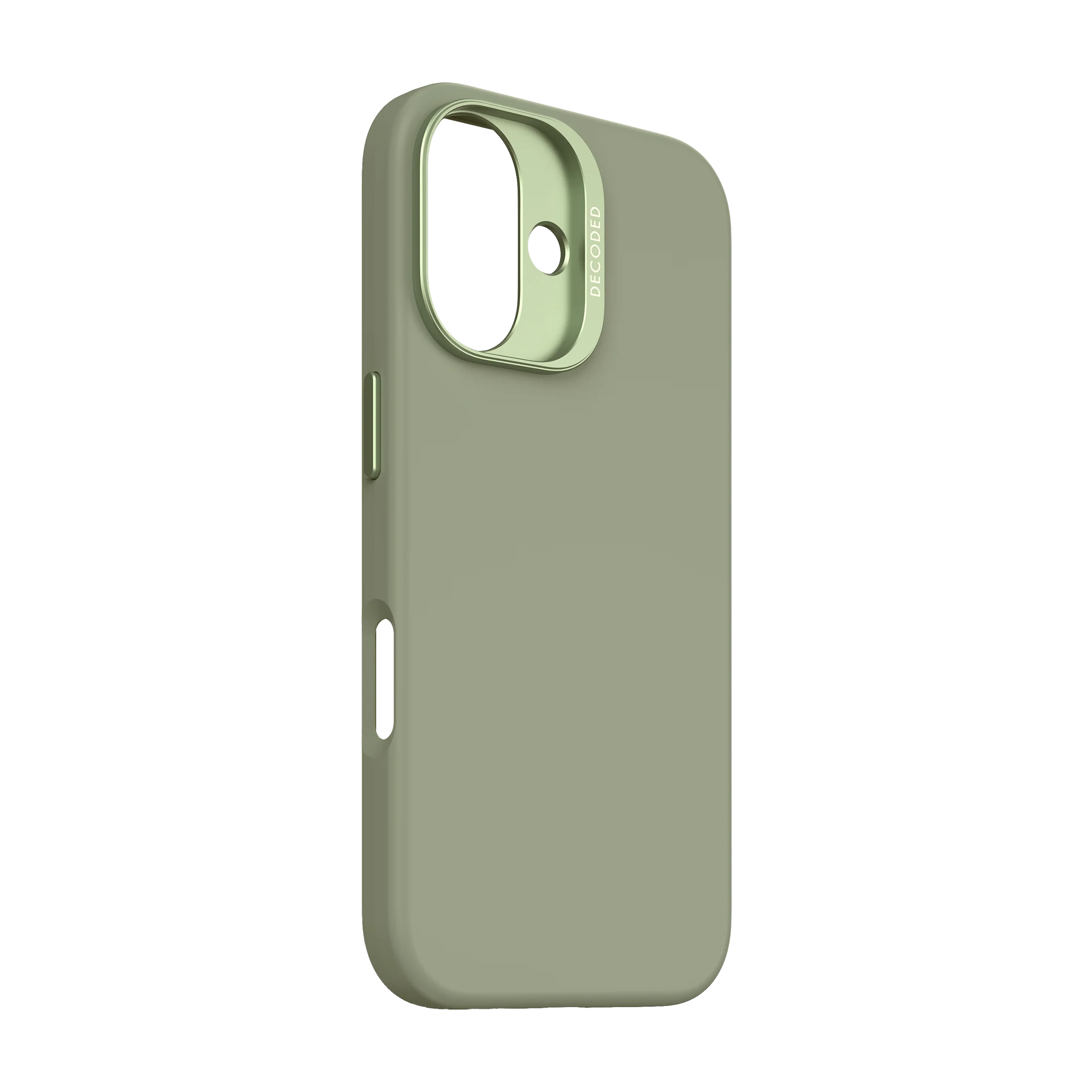 EOL Decoded Antimicrobial Silicone Backcover voor iPhone 16 - Jade - Image 3