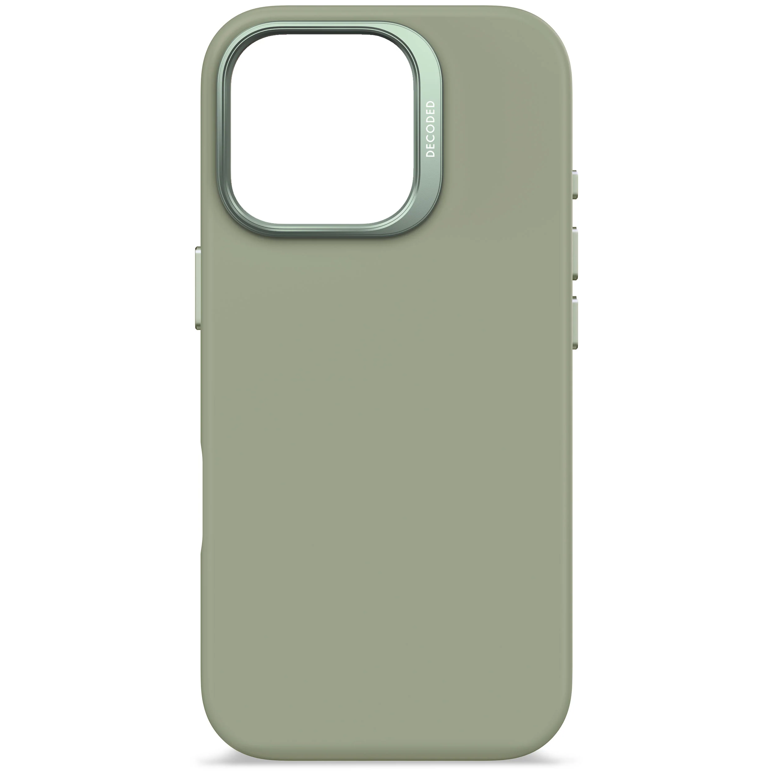 EOL Decoded Antimicrobial Silicone Backcover voor iPhone 16 Pro - Jade - Image 2