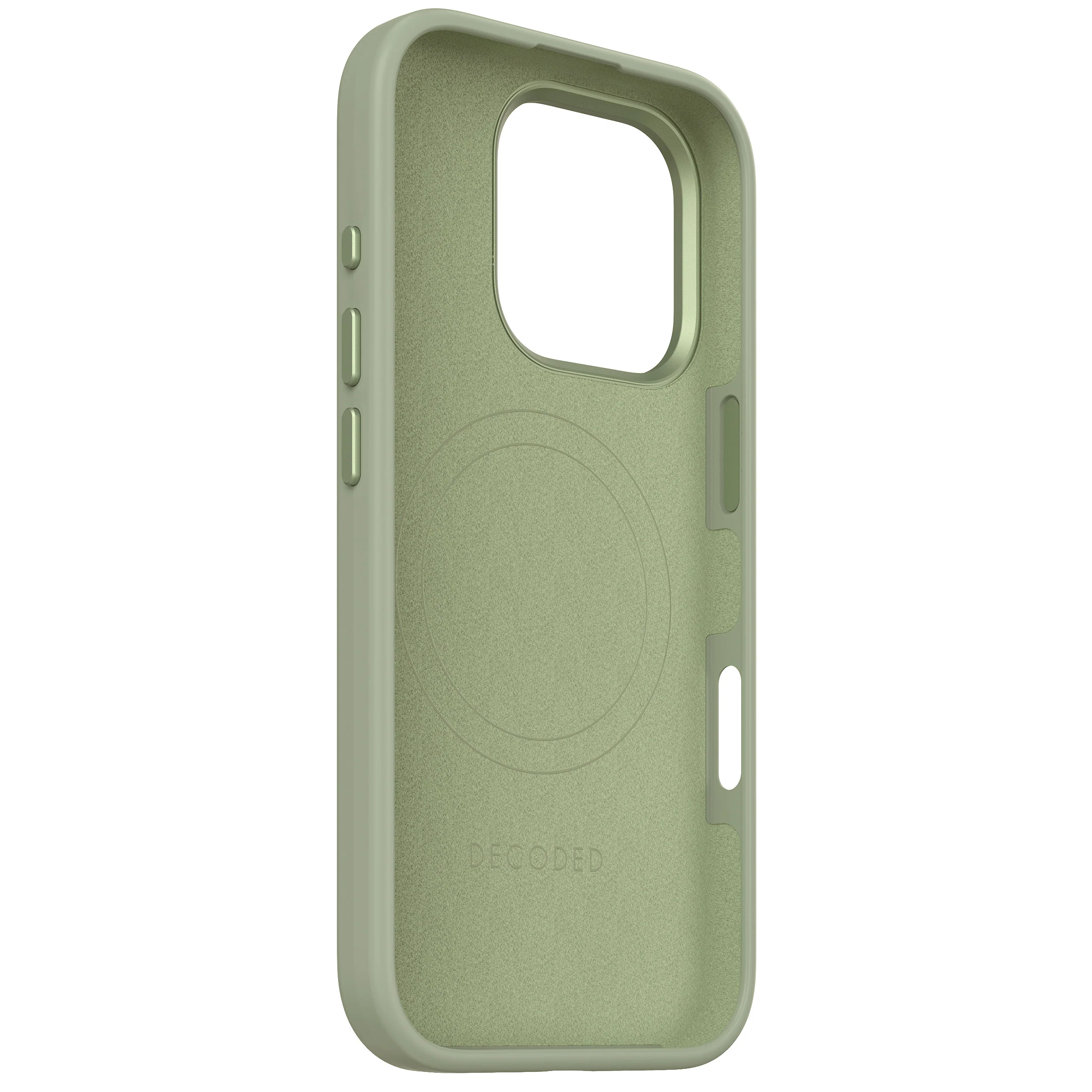 EOL Decoded Antimicrobial Silicone Backcover voor iPhone 16 Pro - Jade - Image 4