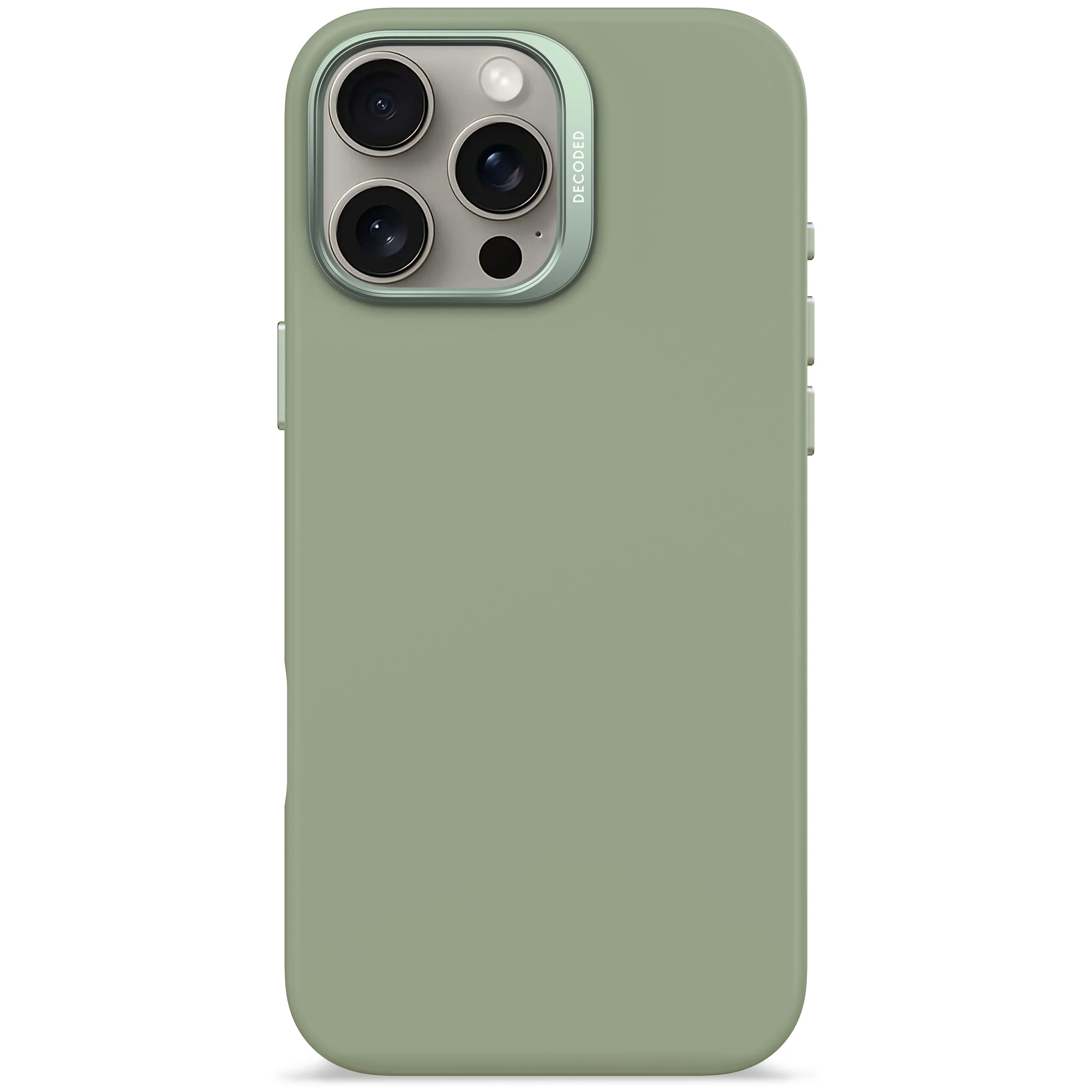 EOL Decoded Antimicrobial Silicone Backcover voor iPhone 16 Pro Max - Jade