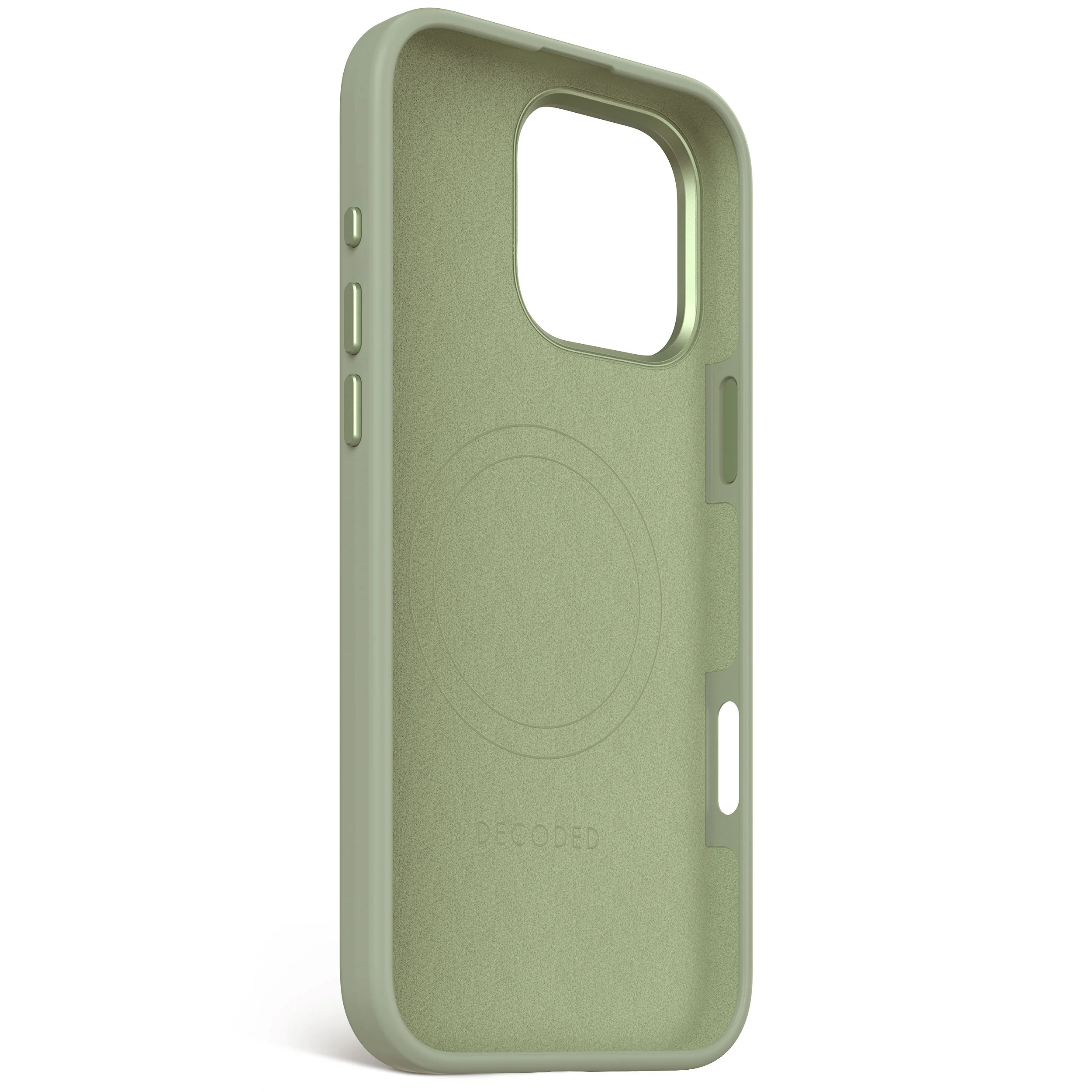 EOL Decoded Antimicrobial Silicone Backcover voor iPhone 16 Pro Max - Jade - Image 4