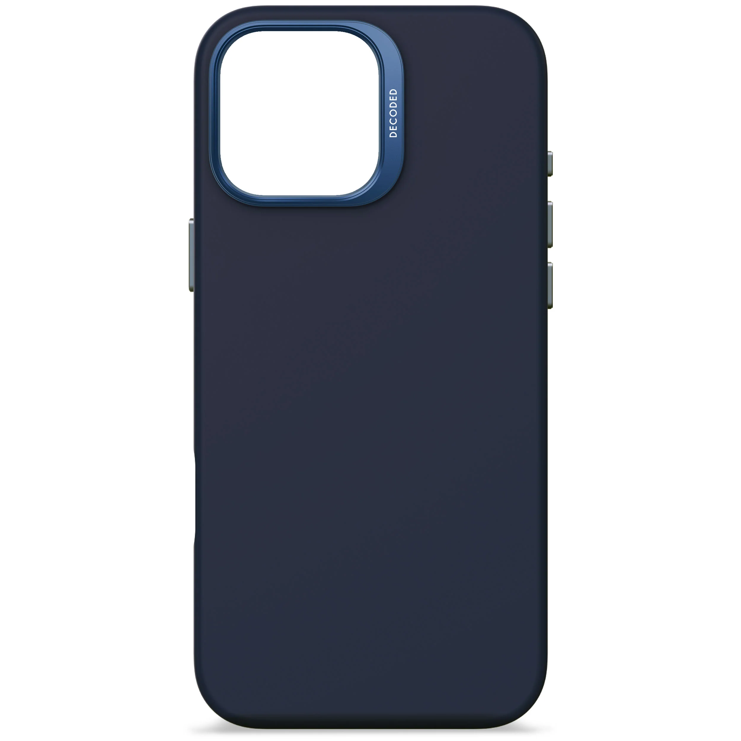 EOL Decoded Antimicrobial Silicone Backcover voor iPhone 16 Pro Max - Marineblauw - Image 2
