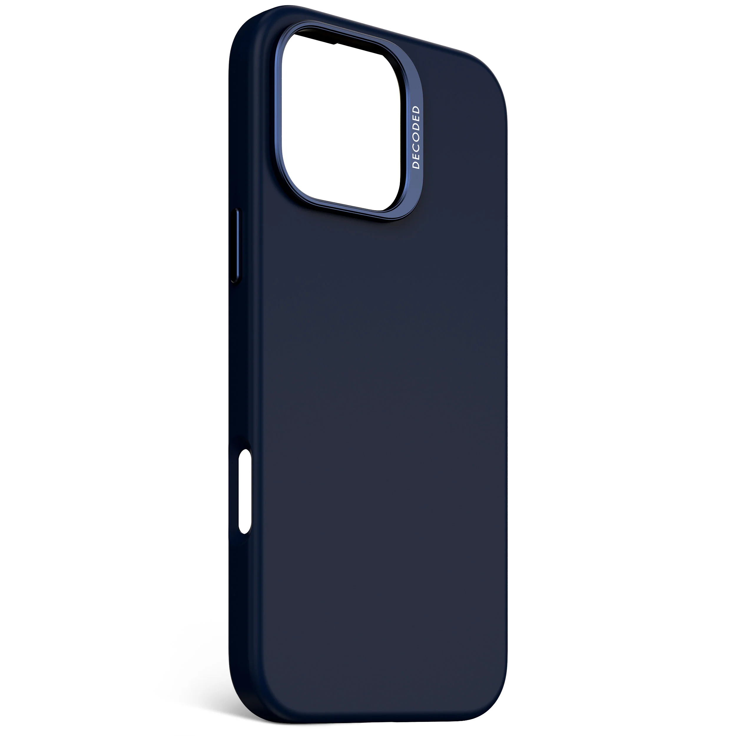 EOL Decoded Antimicrobial Silicone Backcover voor iPhone 16 Pro Max - Marineblauw - Image 3