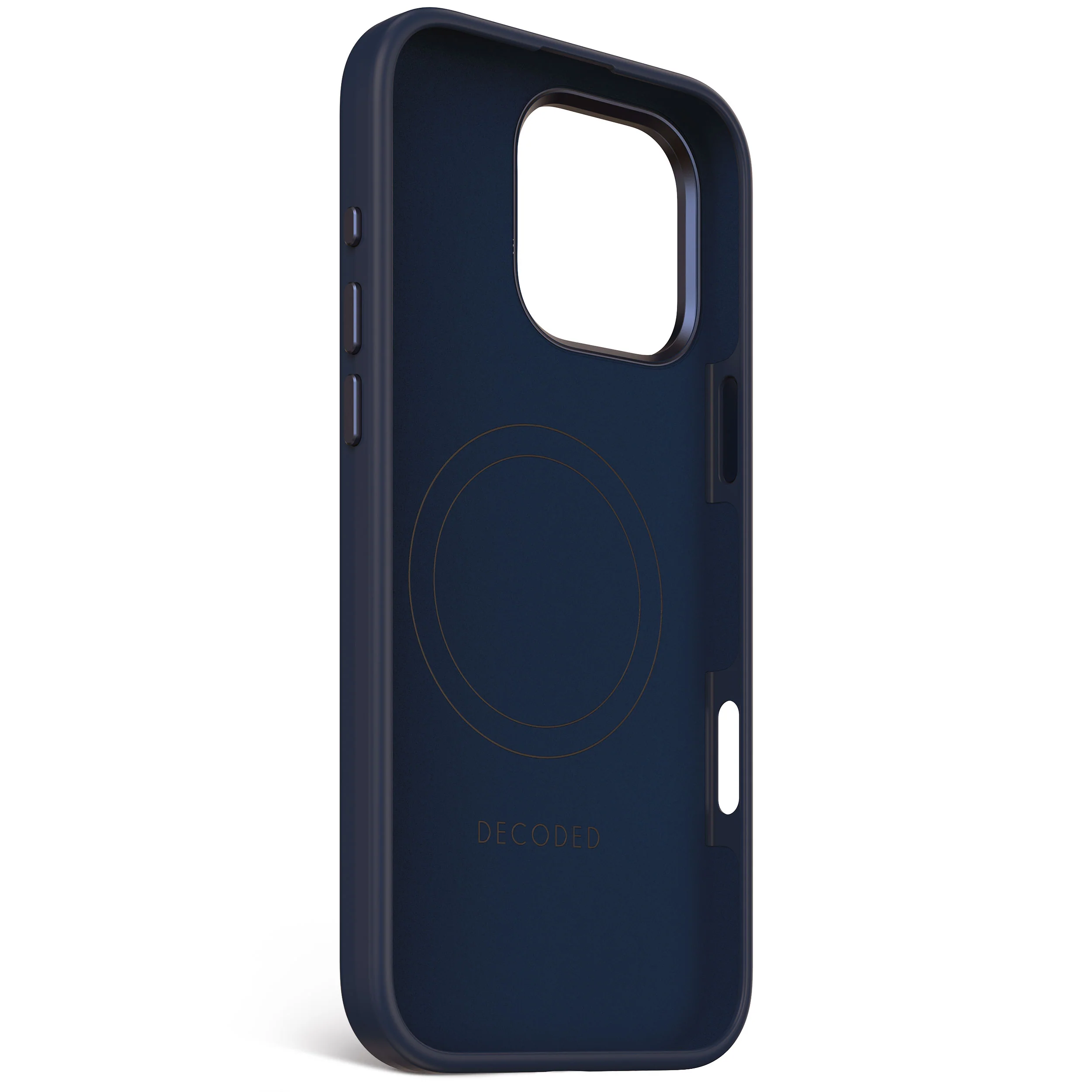 EOL Decoded Antimicrobial Silicone Backcover voor iPhone 16 Pro Max - Marineblauw - Image 4