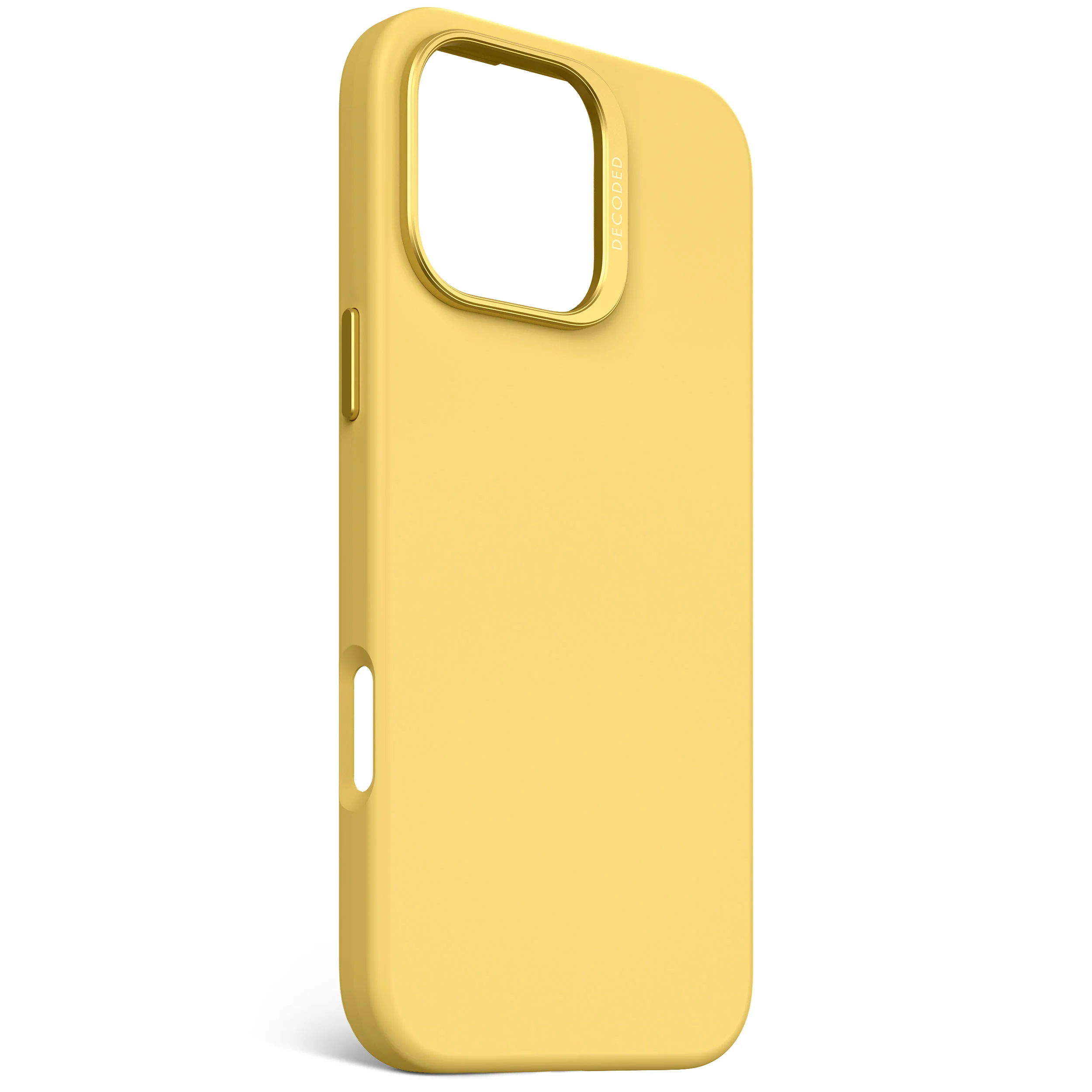 EOL Decoded Antimicrobial Silicone Backcover voor iPhone 16 Pro Max - Popcorn Geel - Image 3