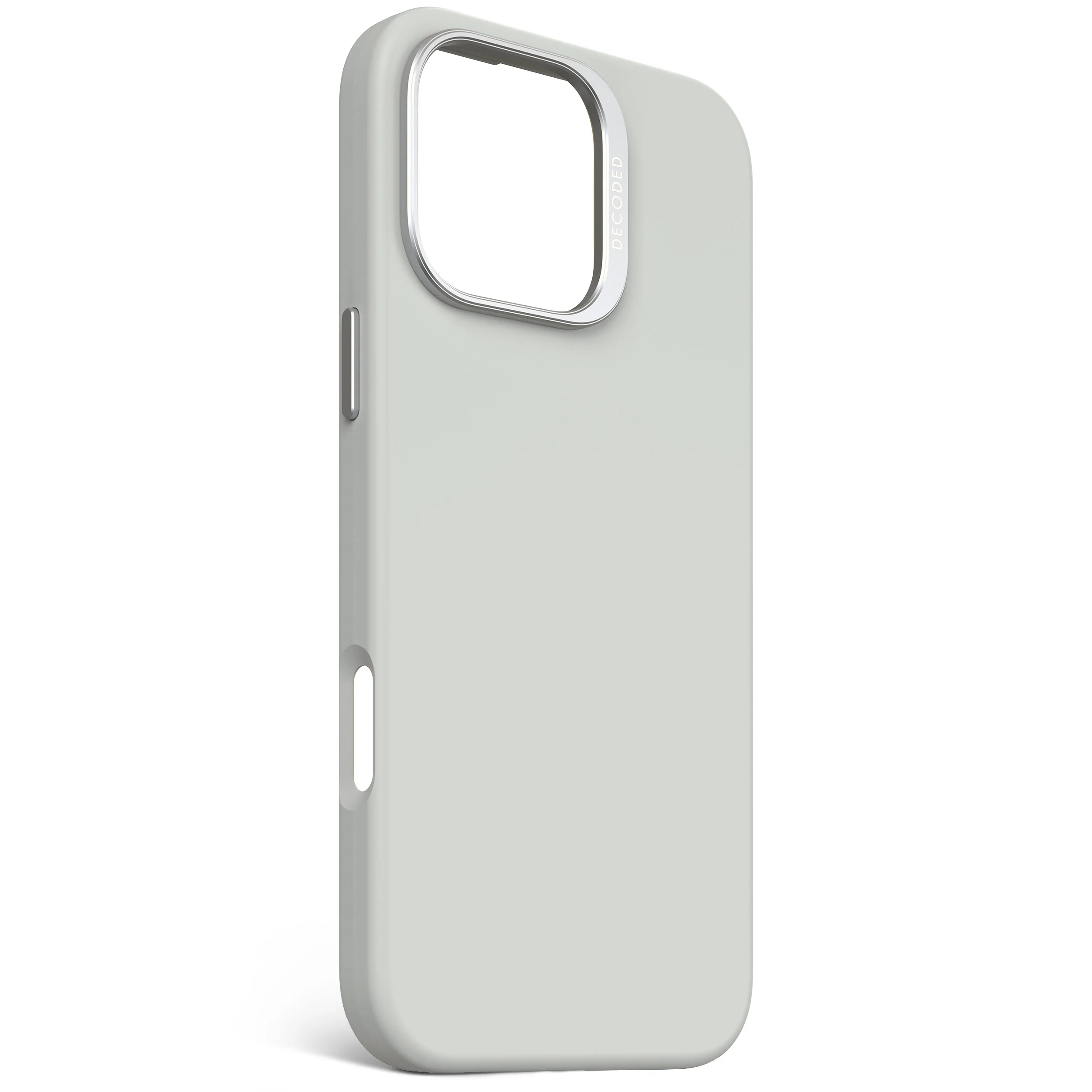 EOL Decoded Antimicrobial Silicone Backcover voor iPhone 16 Pro Max - Steengrijs - Image 3