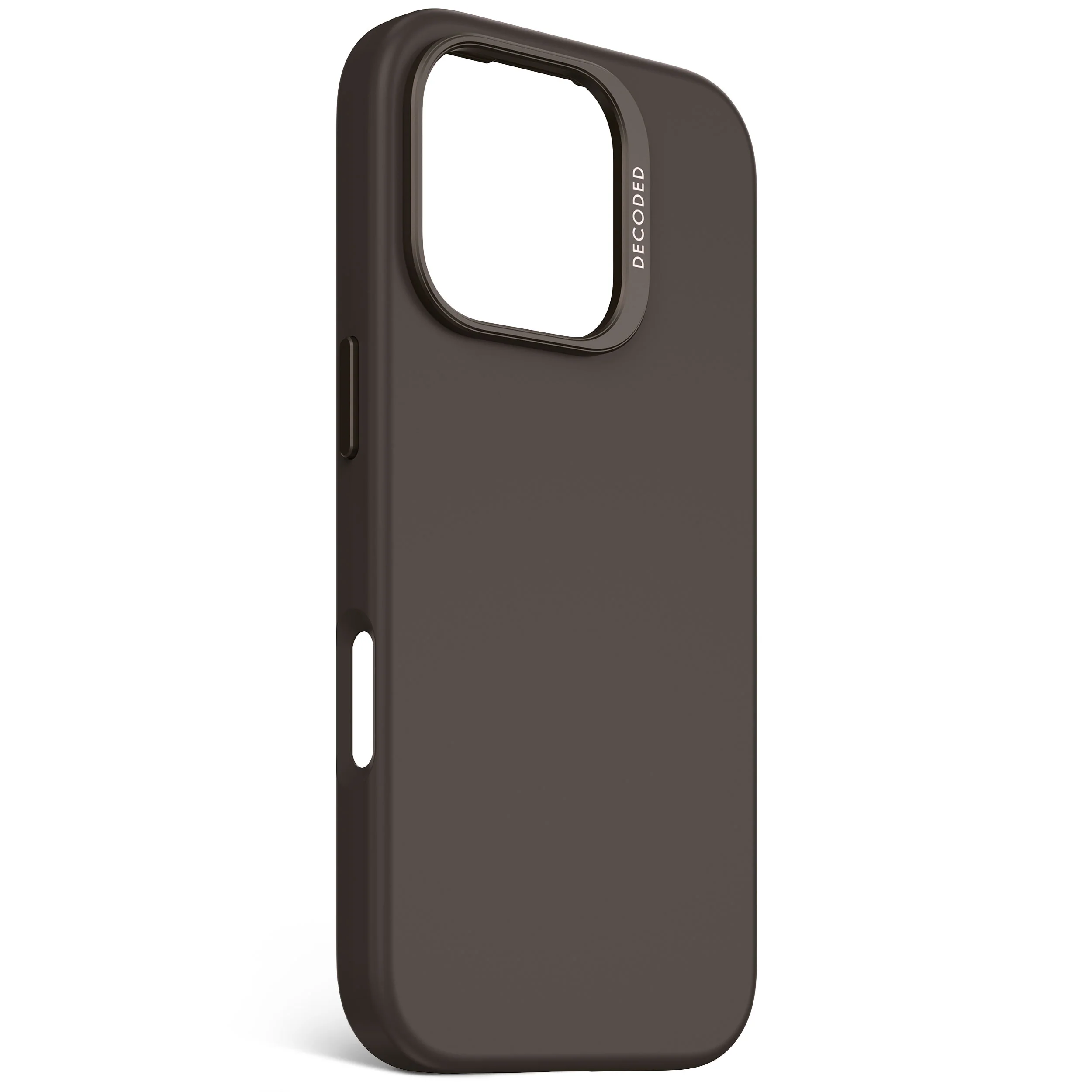 Decoded Antimicrobial Silicone Backcover voor iPhone 16 Pro - Phantom Zwart - Image 3