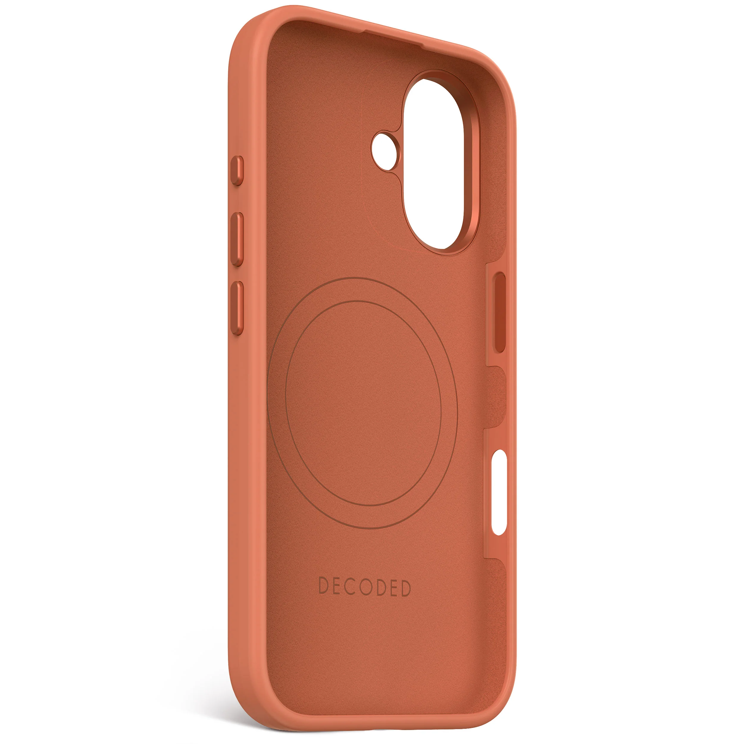 EOL Decoded Antimicrobial Silicone Backcover voor iPhone 16 - Terra - Image 4