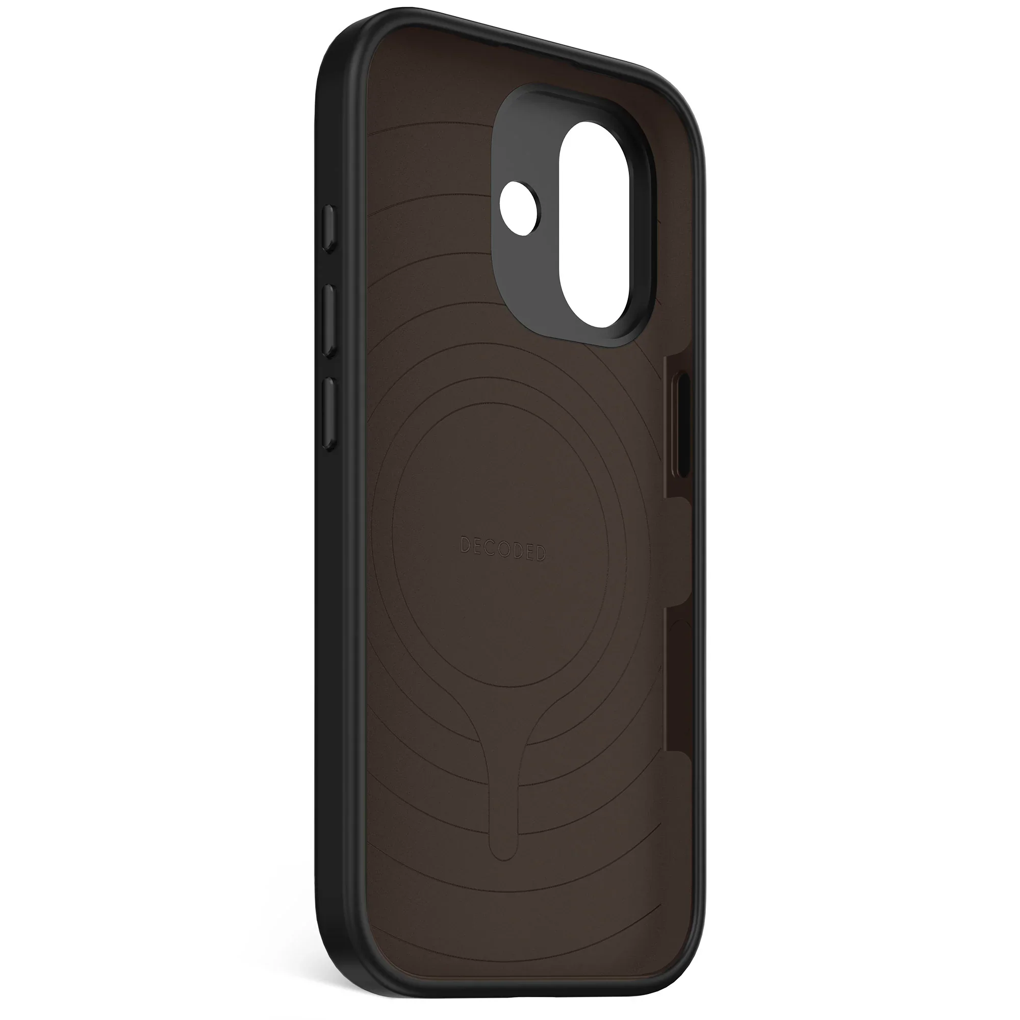 Decoded Antimicrobial Silicone Backcover voor iPhone 17 - Phantom Zwart - Image 3
