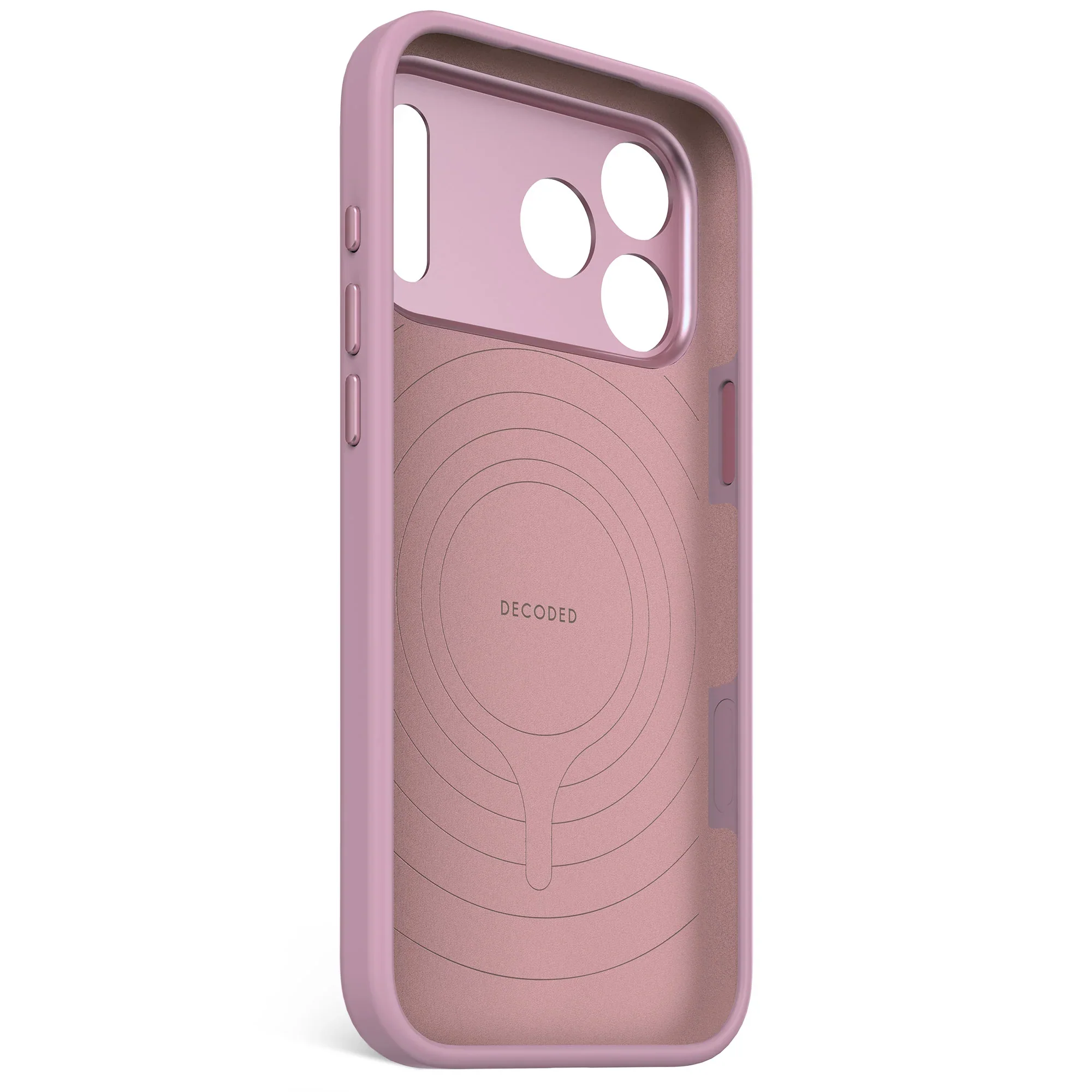 Decoded Antimicrobial Silicone Backcover voor iPhone 17 Pro Max - Rosette - Image 3