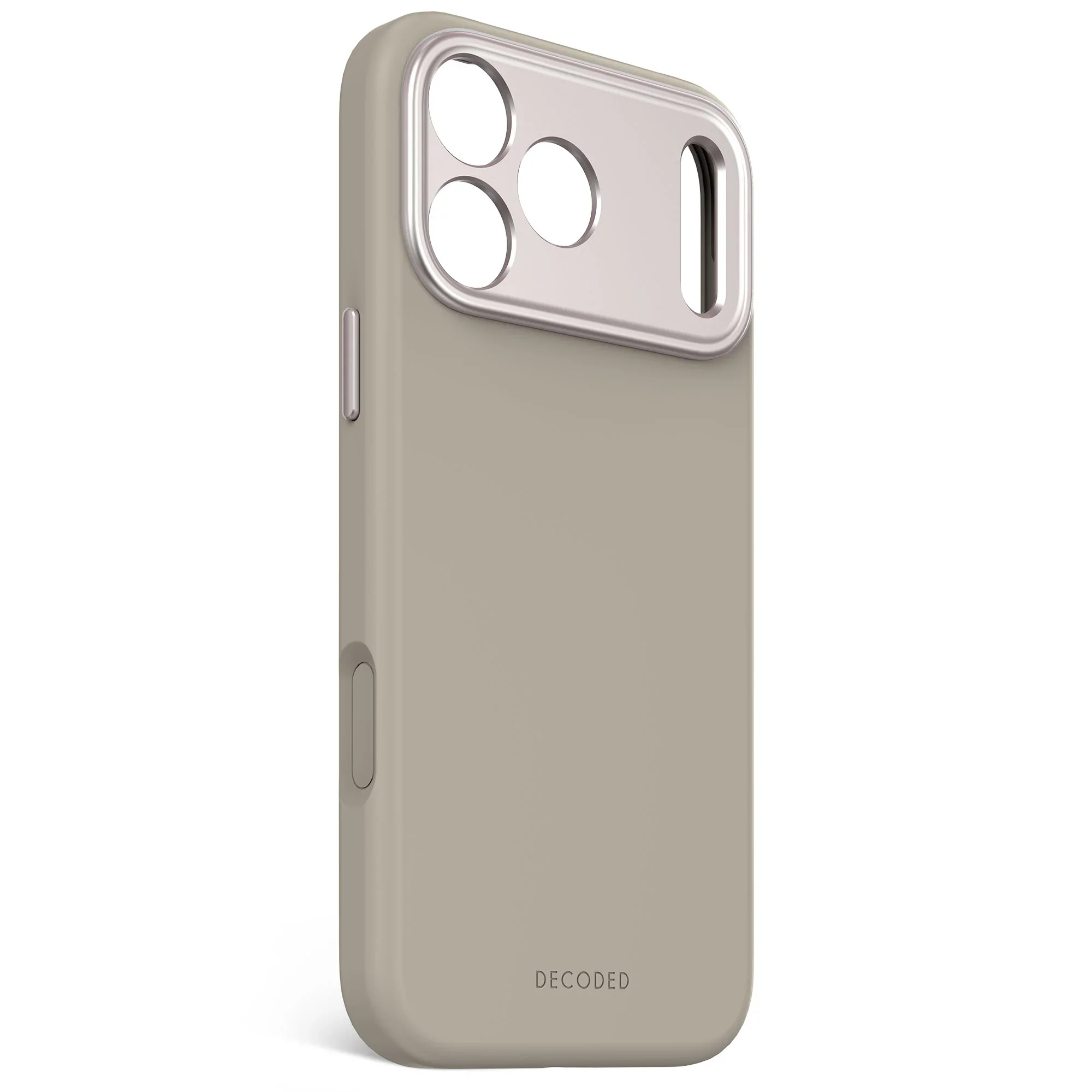Decoded Antimicrobial Silicone Backcover voor iPhone 17 Pro Max - Soft Taupe - Image 2