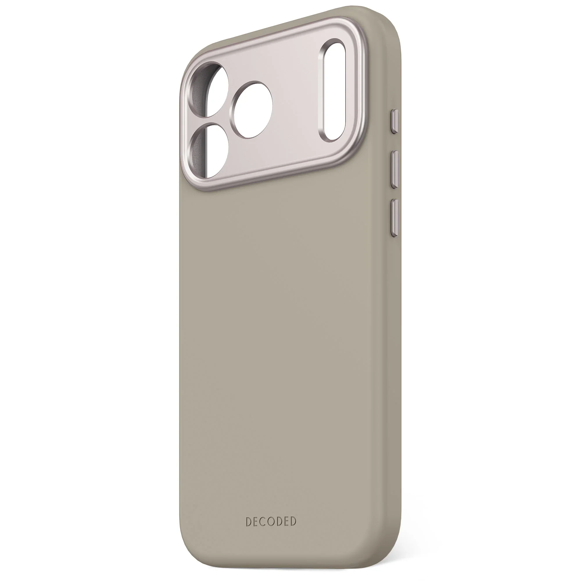 Decoded Antimicrobial Silicone Backcover voor iPhone 17 Pro Max - Soft Taupe - Image 7