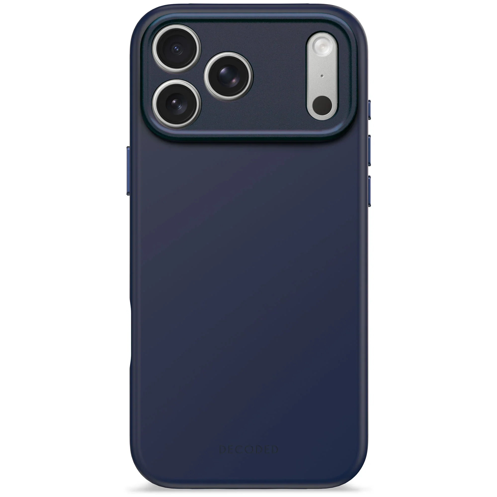 Decoded Antimicrobial Silicone Backcover voor iPhone 17 Pro Max - Marineblauw