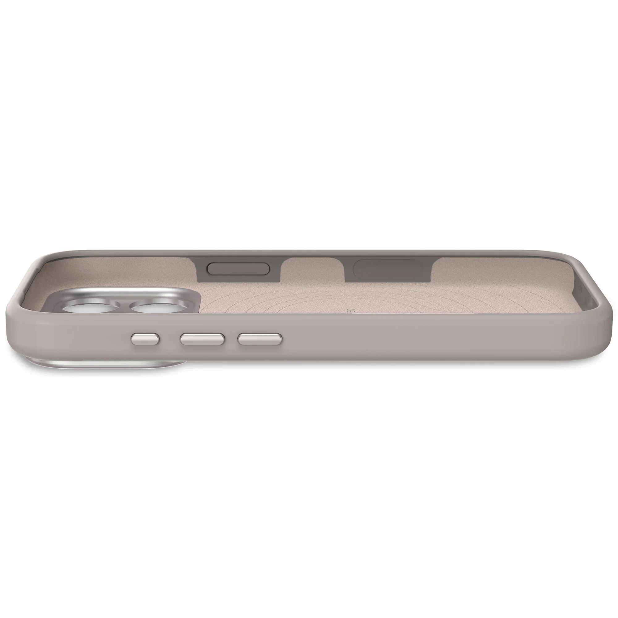 Decoded Antimicrobial Silicone Backcover voor iPhone 17 Pro - Soft Taupe - Image 4