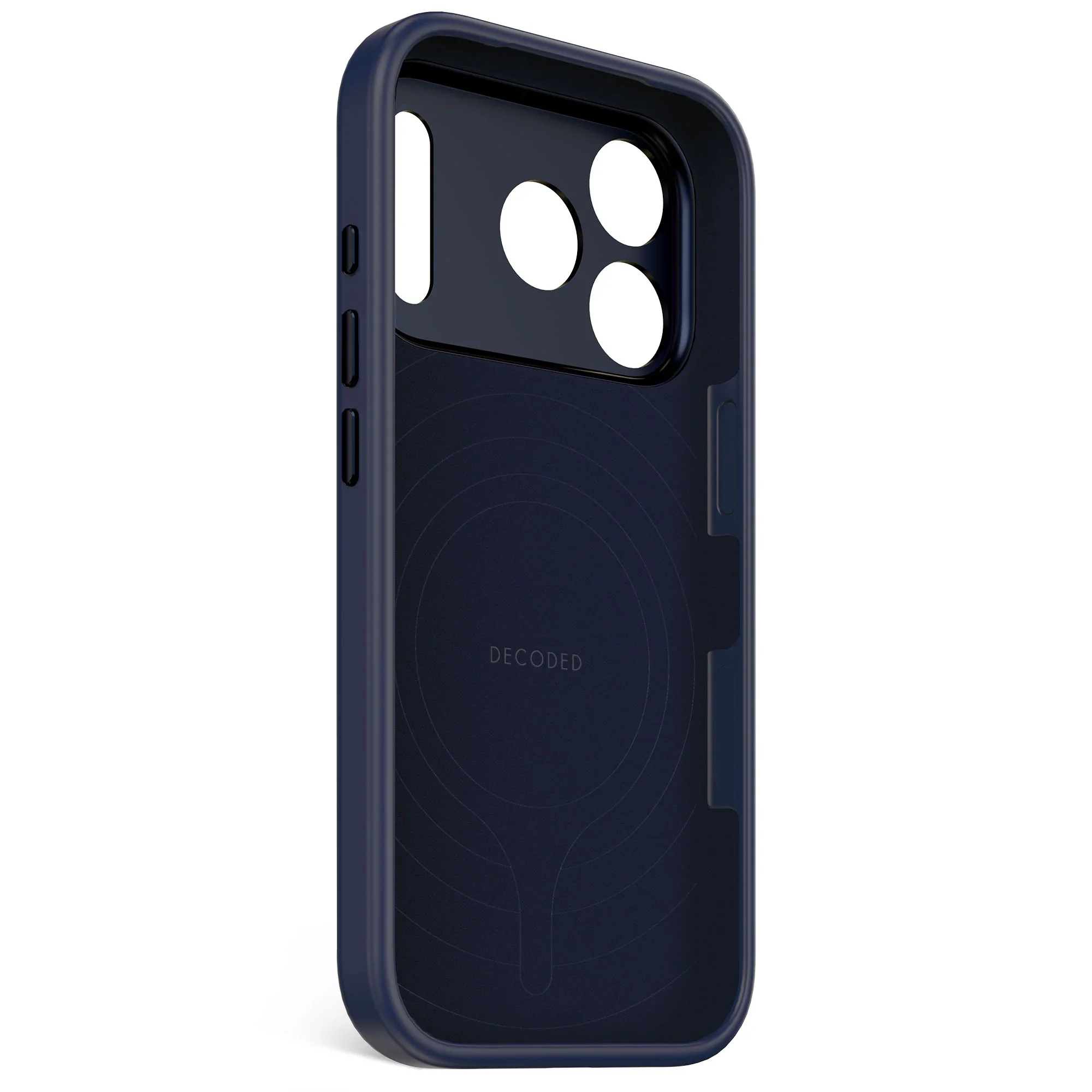 Decoded Antimicrobial Silicone Backcover voor iPhone 17 Pro - Marineblauw - Image 3