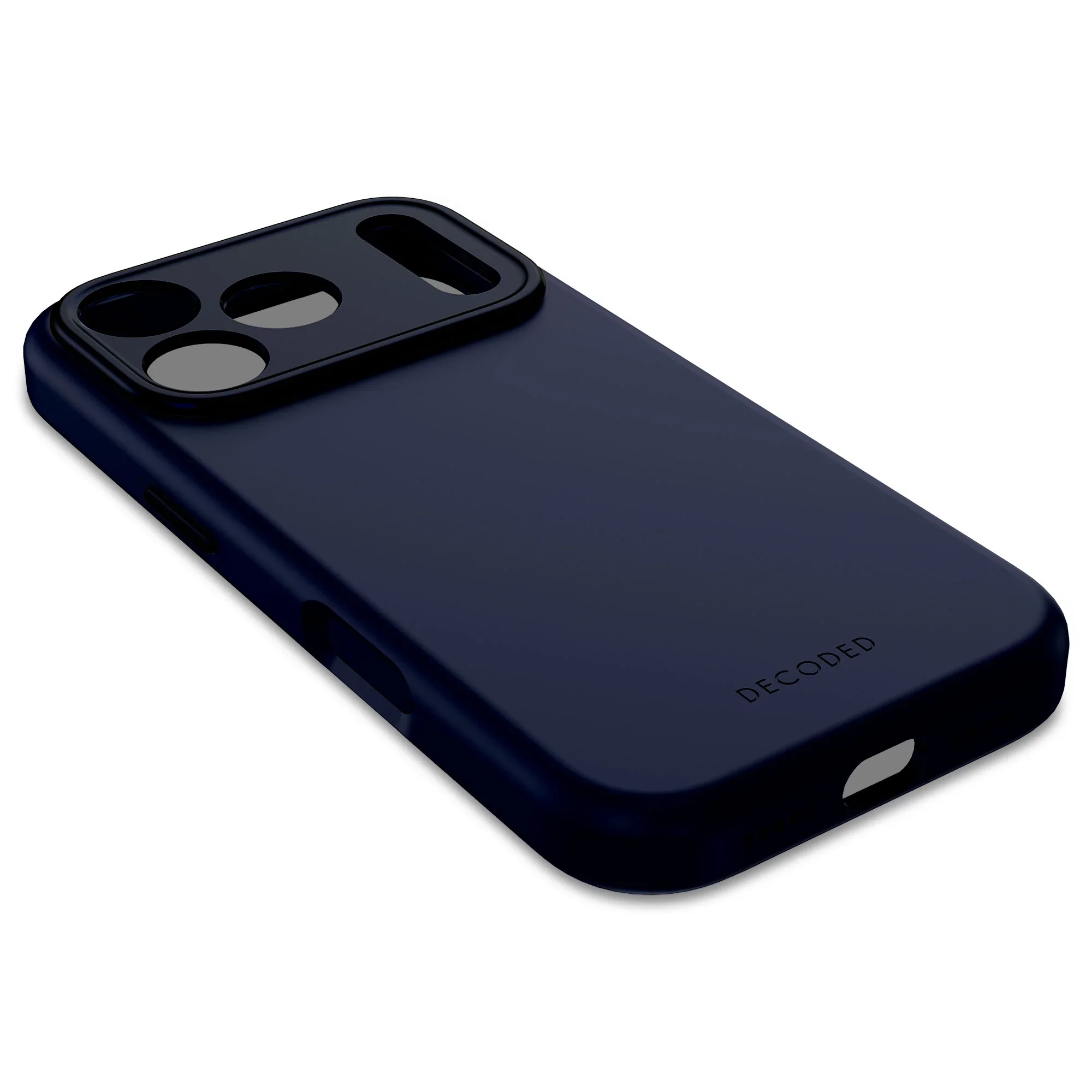 Decoded Antimicrobial Silicone Backcover voor iPhone 17 Pro - Marineblauw - Image 6