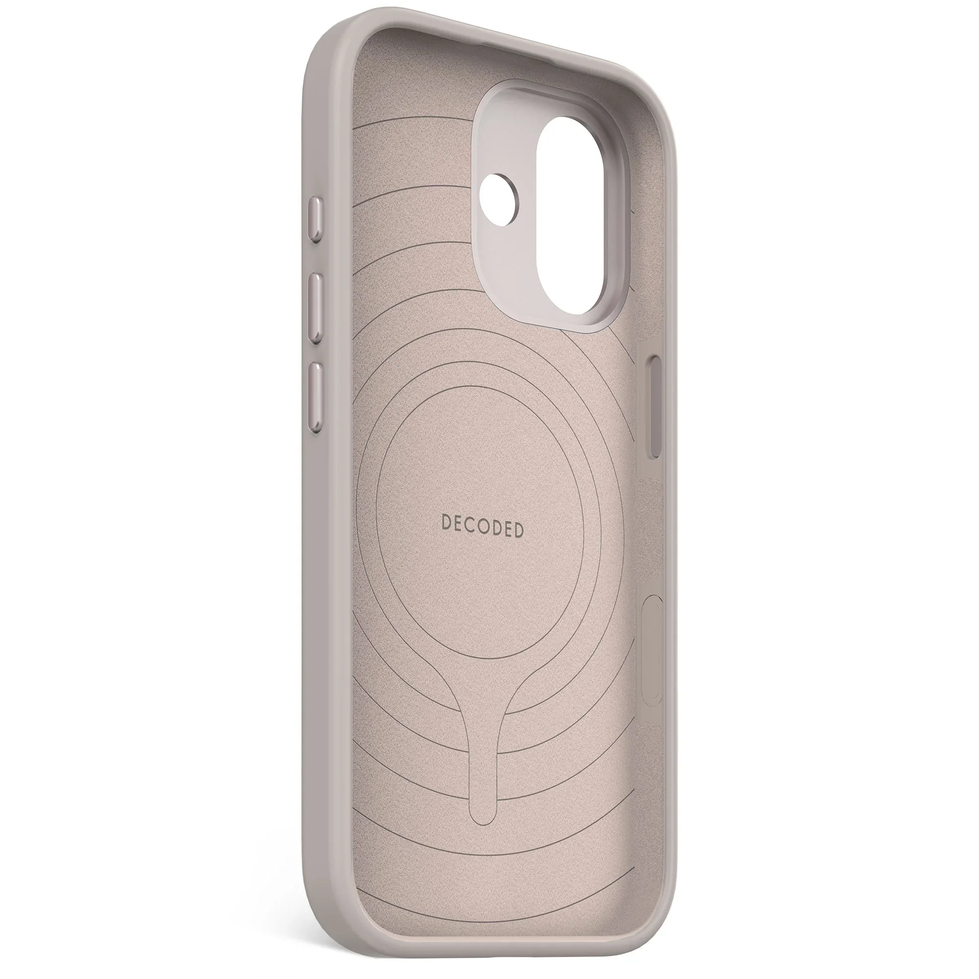 Decoded Antimicrobial Silicone Backcover voor iPhone 17 - Soft Taupe - Image 3