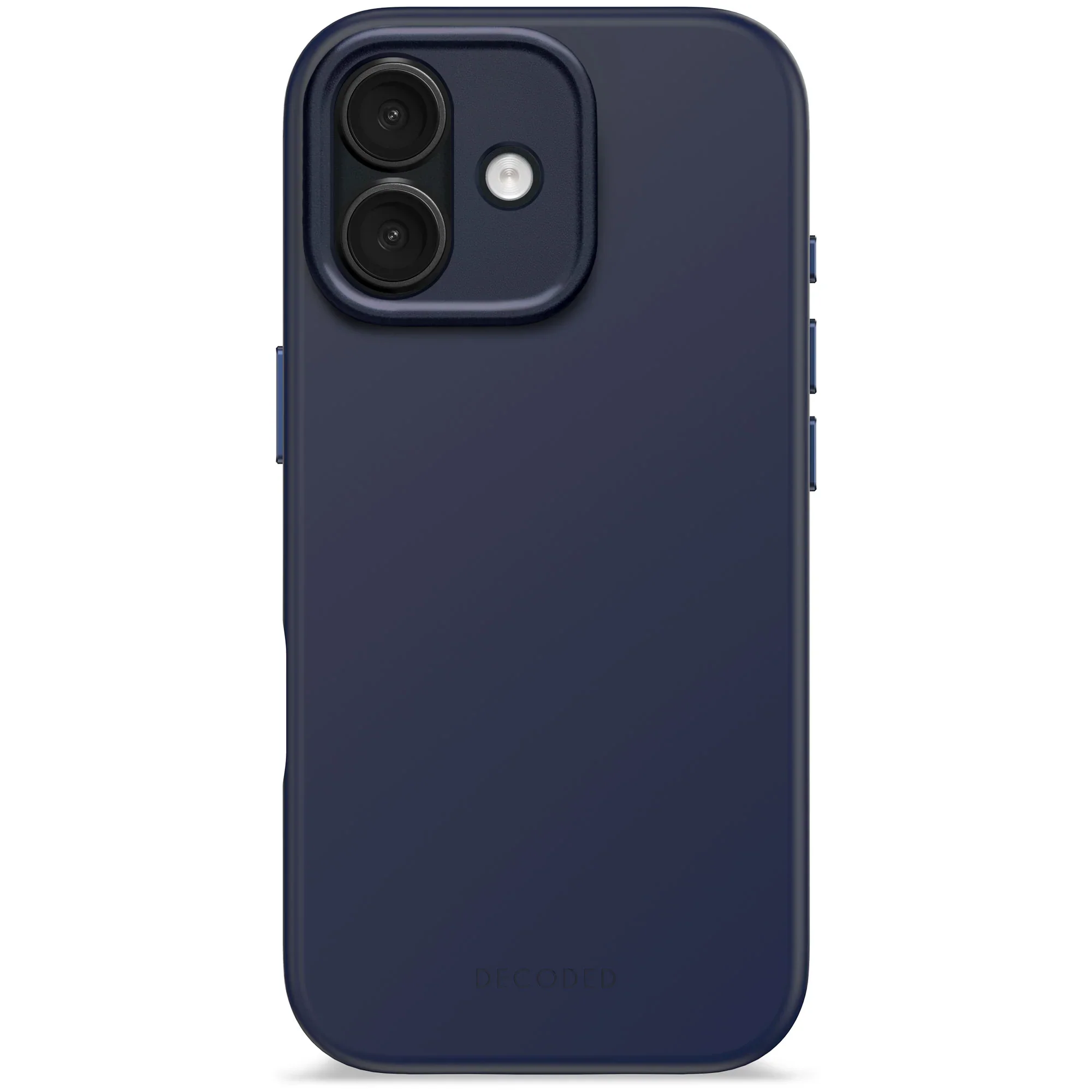 Decoded Antimicrobial Silicone Backcover voor iPhone 17 - Marineblauw