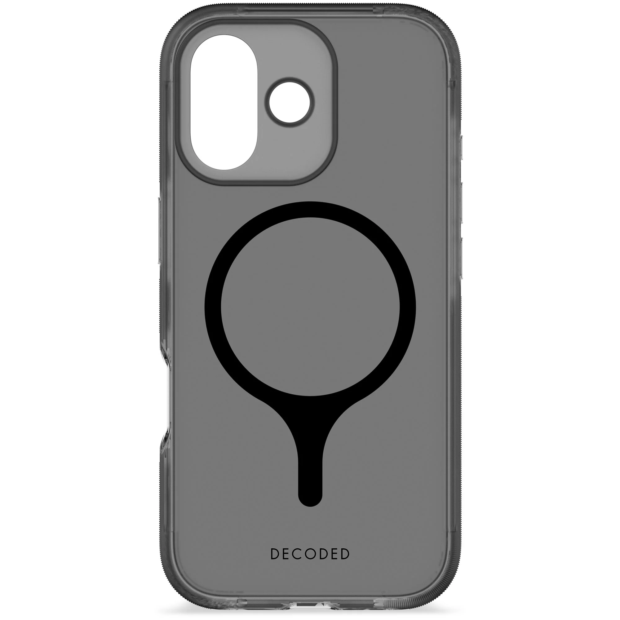 Decoded DropTec Transparent Backcover voor iPhone 17 - Frosted Black
