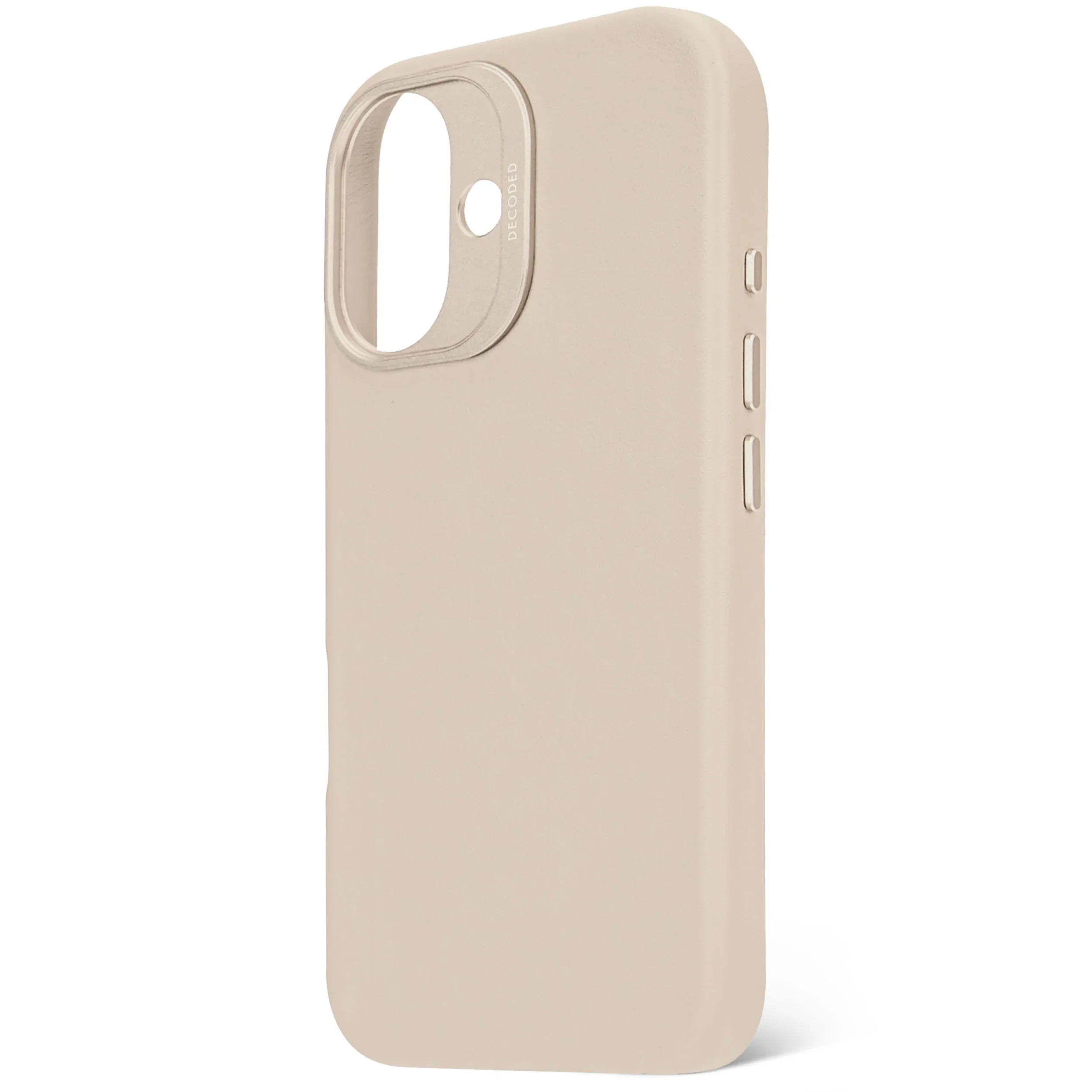 EOL Decoded Leren hoesje voor iPhone 16 - Klei - Image 6