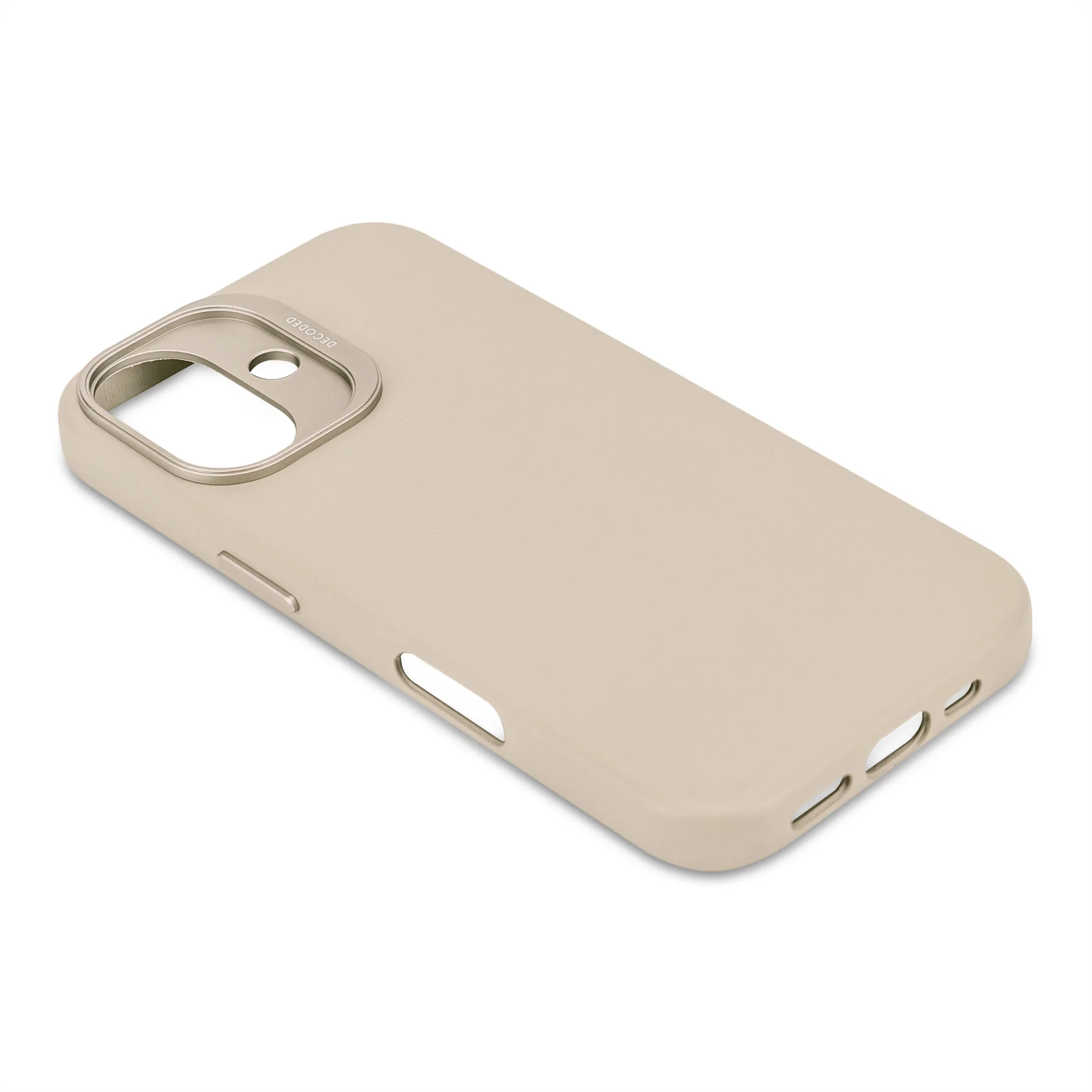 EOL Decoded Leren hoesje voor iPhone 16 - Klei - Image 8