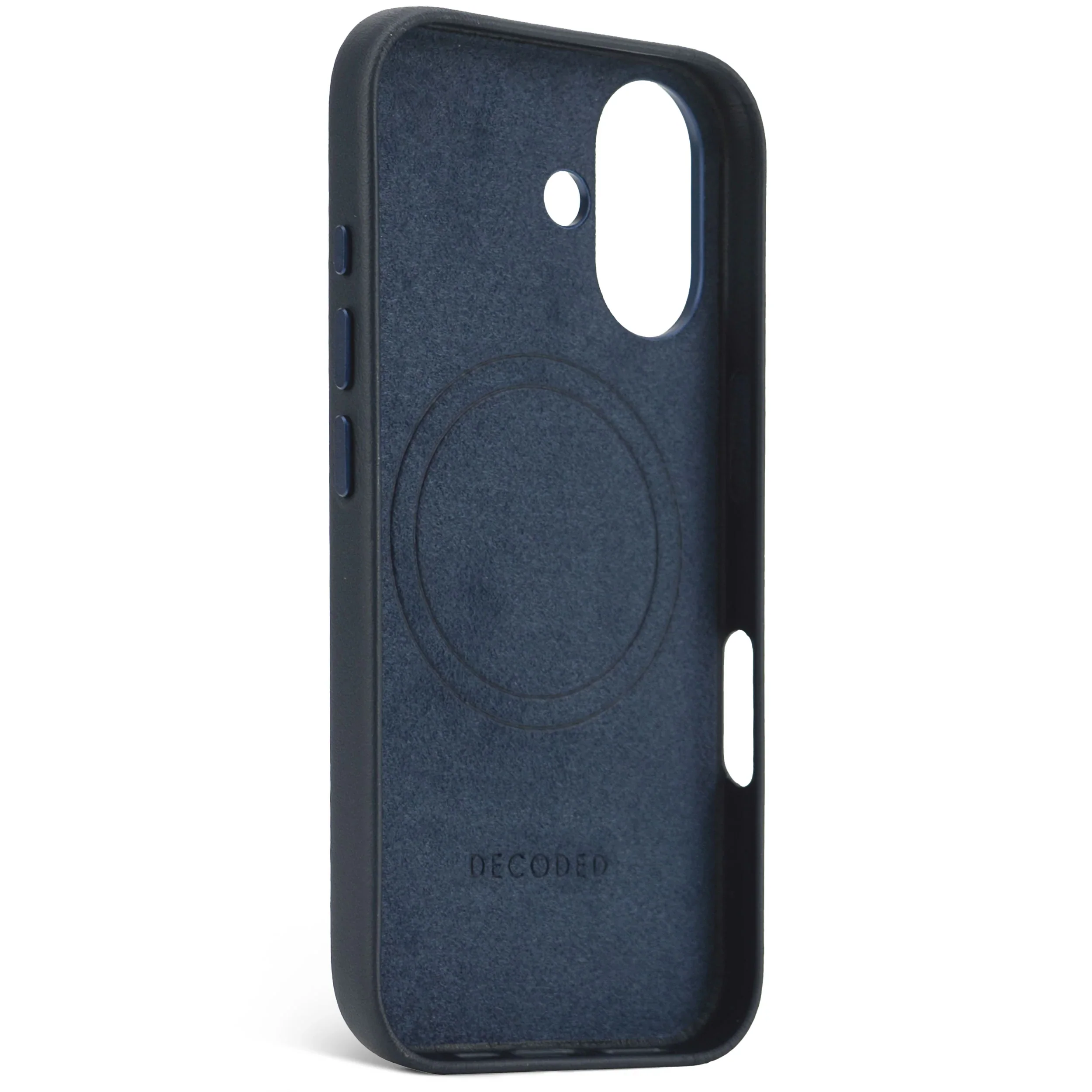 Decoded Leren hoesje voor iPhone 16 - Marineblauw - Image 5